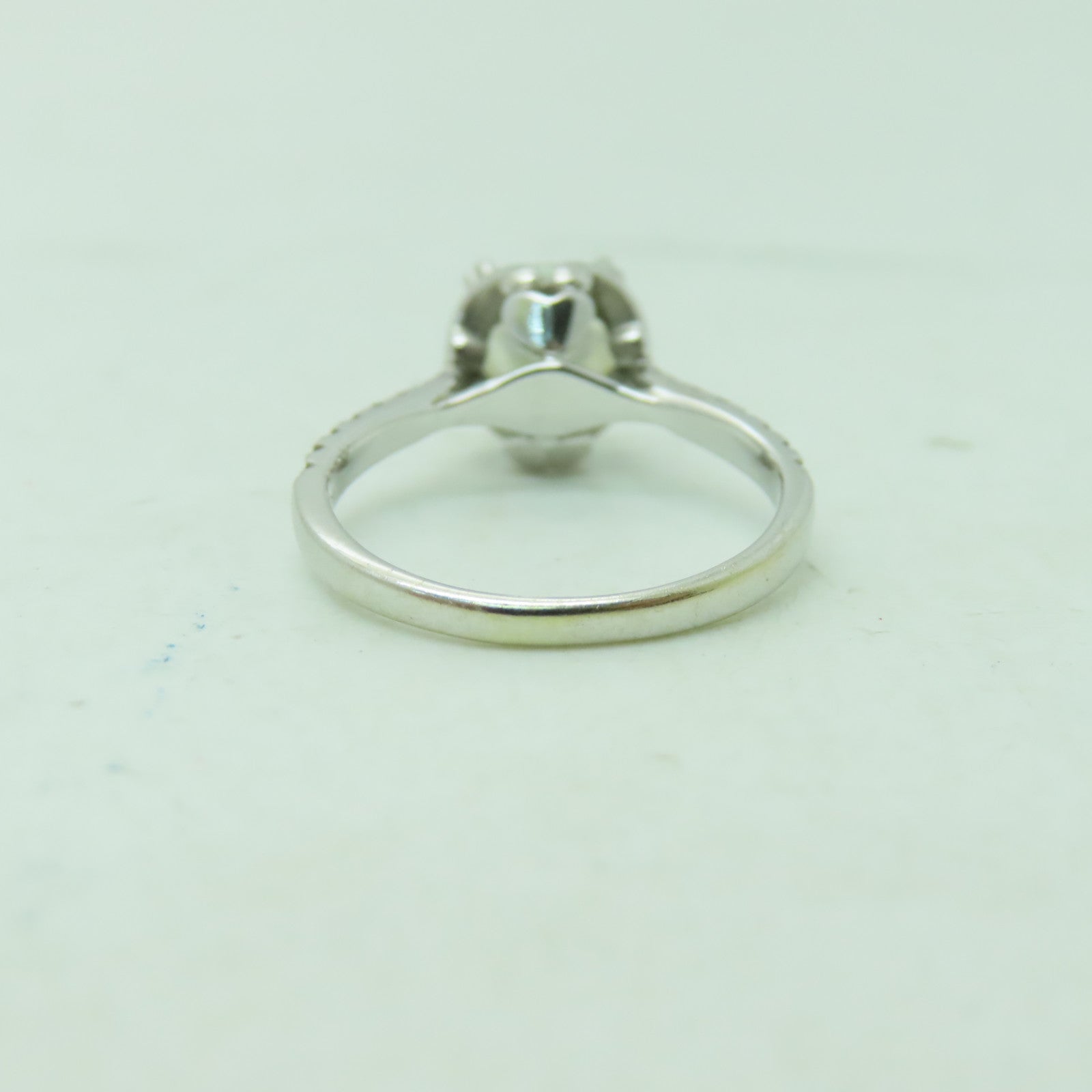 JEWELRY 【激減優惠】18K白金Diamond Ring 1.11ct/0.15ct鑽石戒指US#5.75
