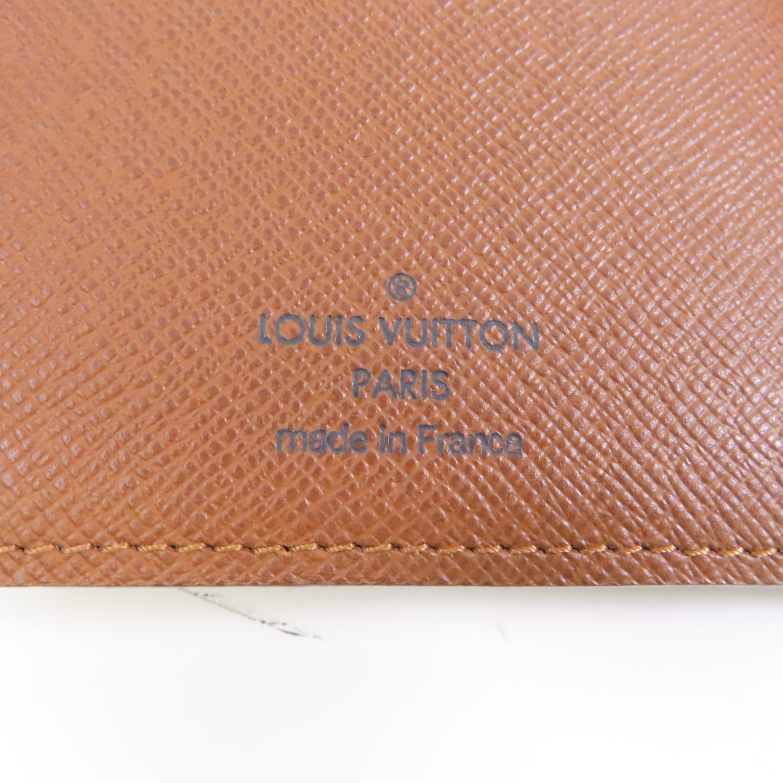 LOUIS VUITTON Monogram Porte Paper金扣錢包棕色