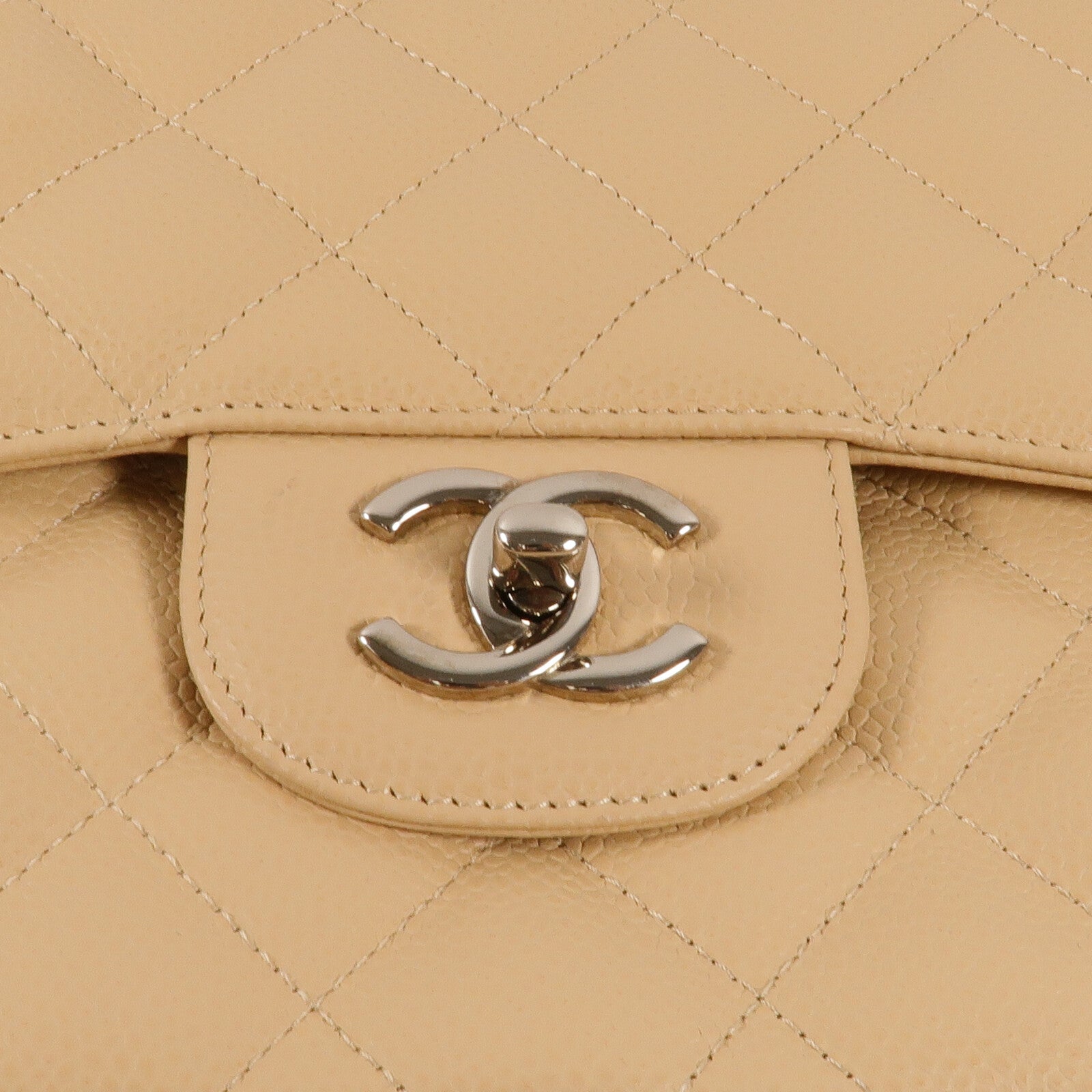 CHANEL 牛皮皮革Large Classic鏈帶肩背袋
