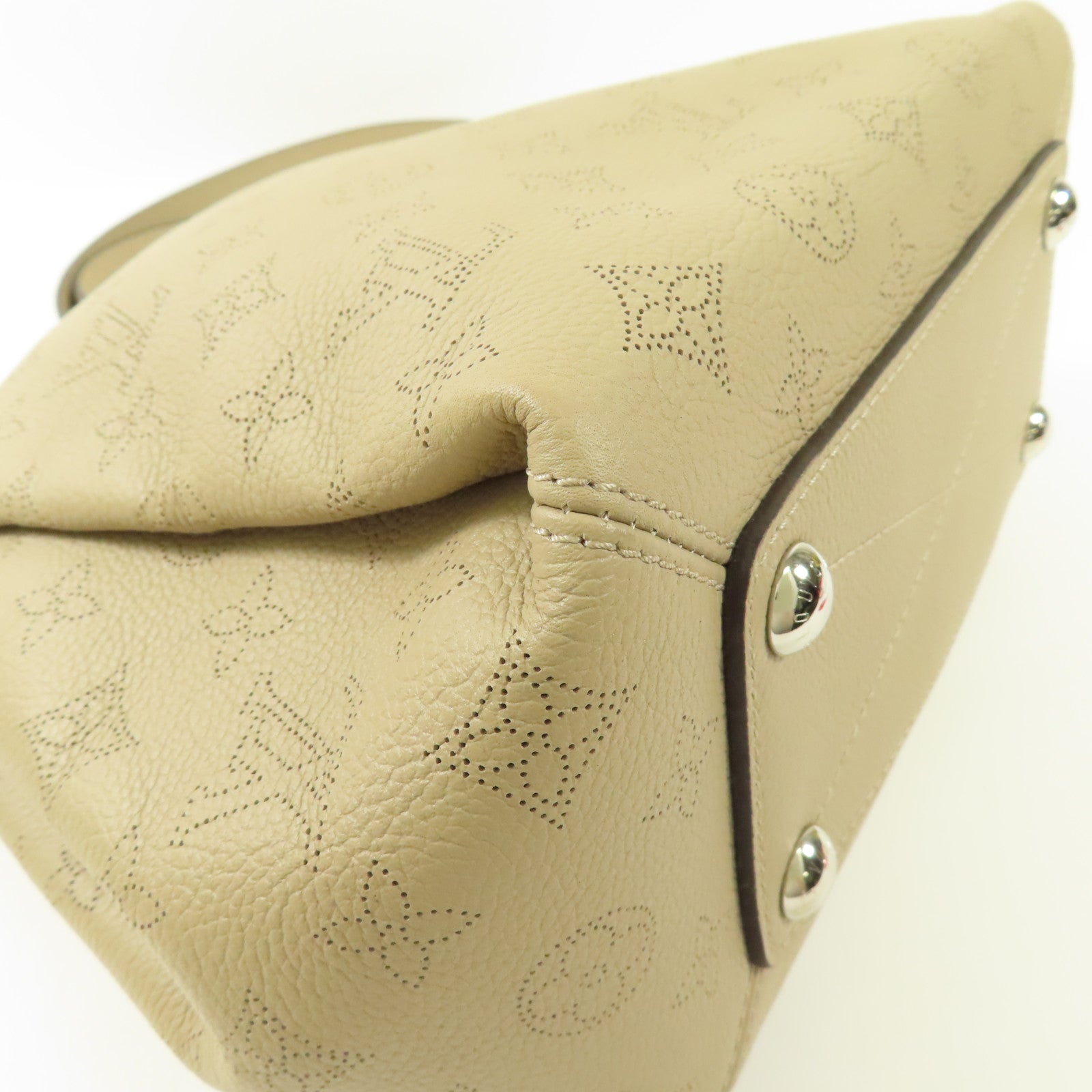 LOUIS VUITTON Mahina Babylone BB銀扣手挽肩背兩用袋