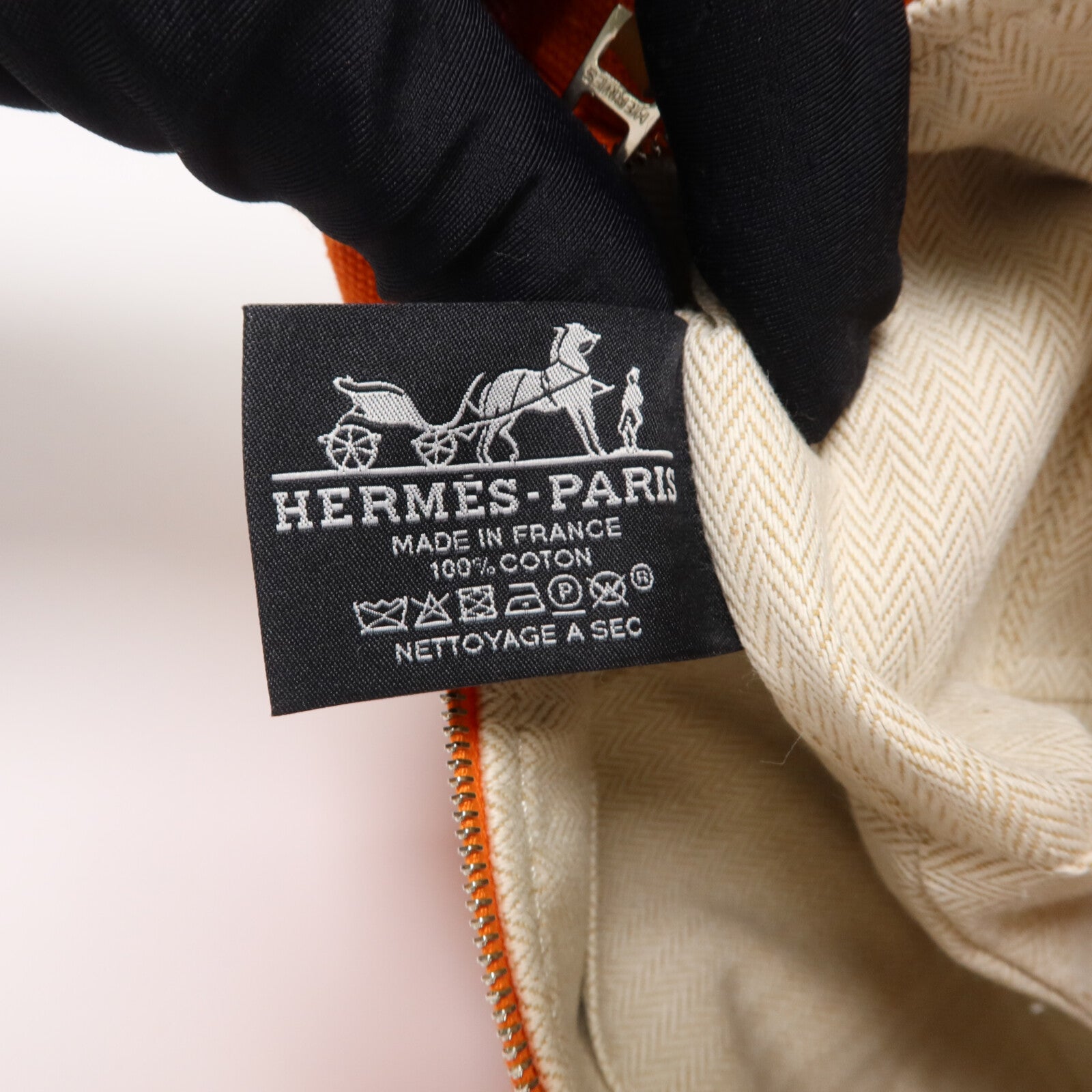 HERMES 帆布Bride a Brac PM手挽袋