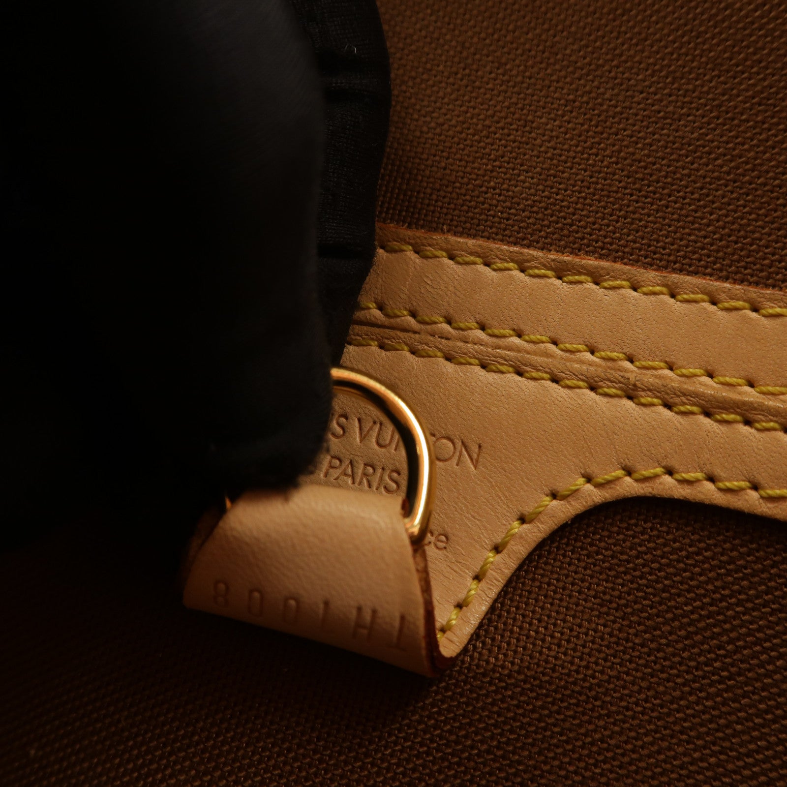 LOUIS VUITTON Monogram Ellipse MM金扣手挽袋