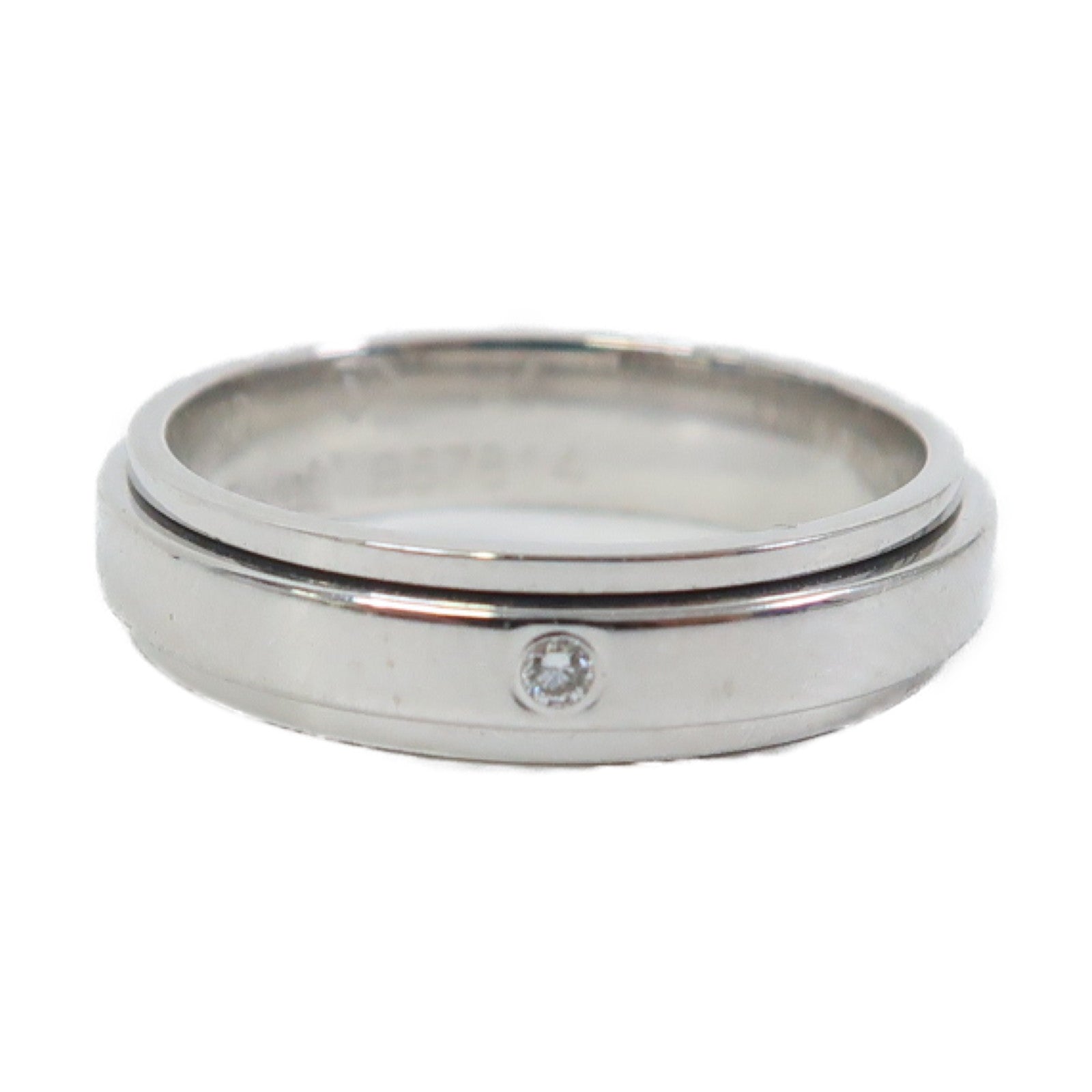PIAGET 18K白金Diamond Ring鑽石戒指US#7