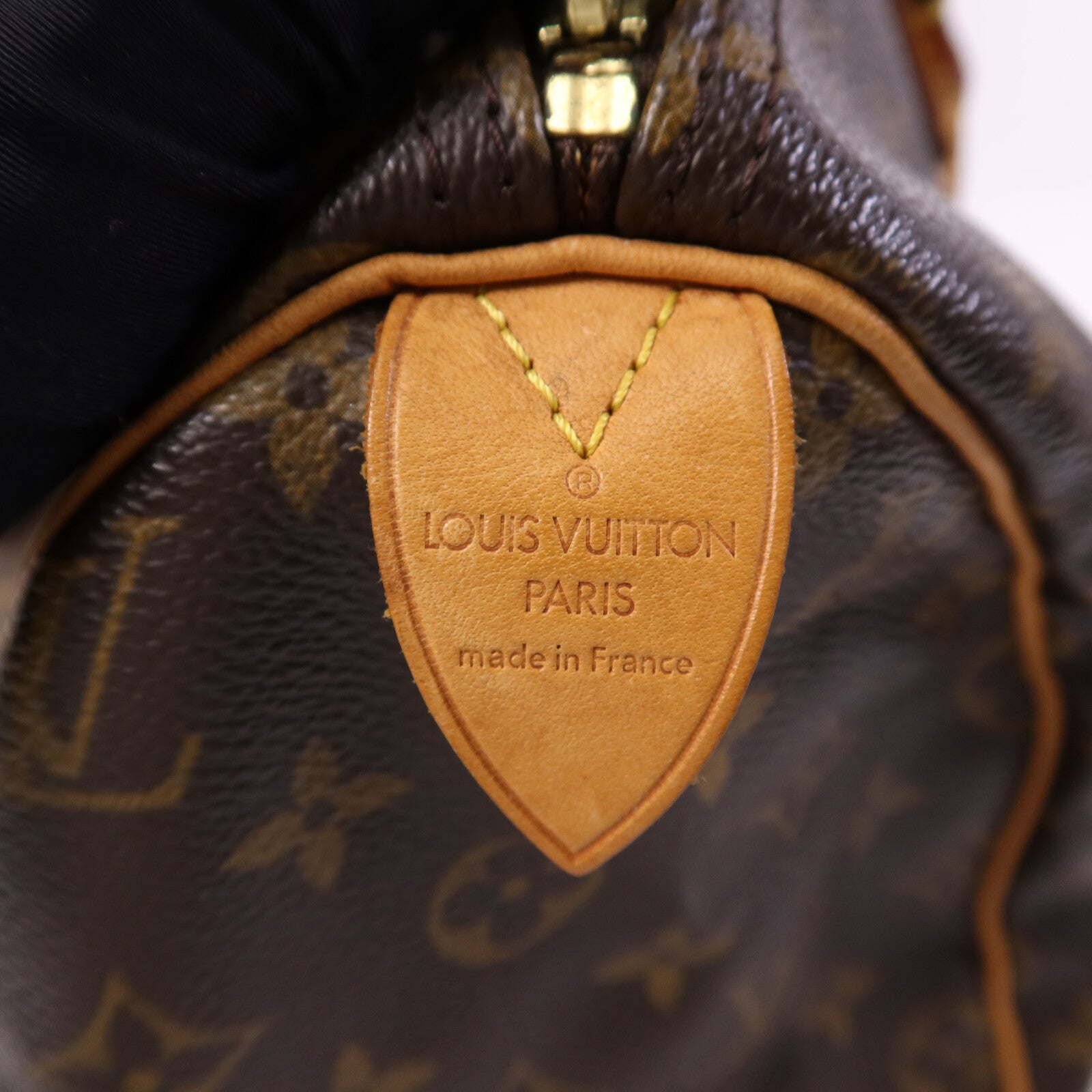 LOUIS VUITTON Monogram Speedy 25金扣手挽袋
