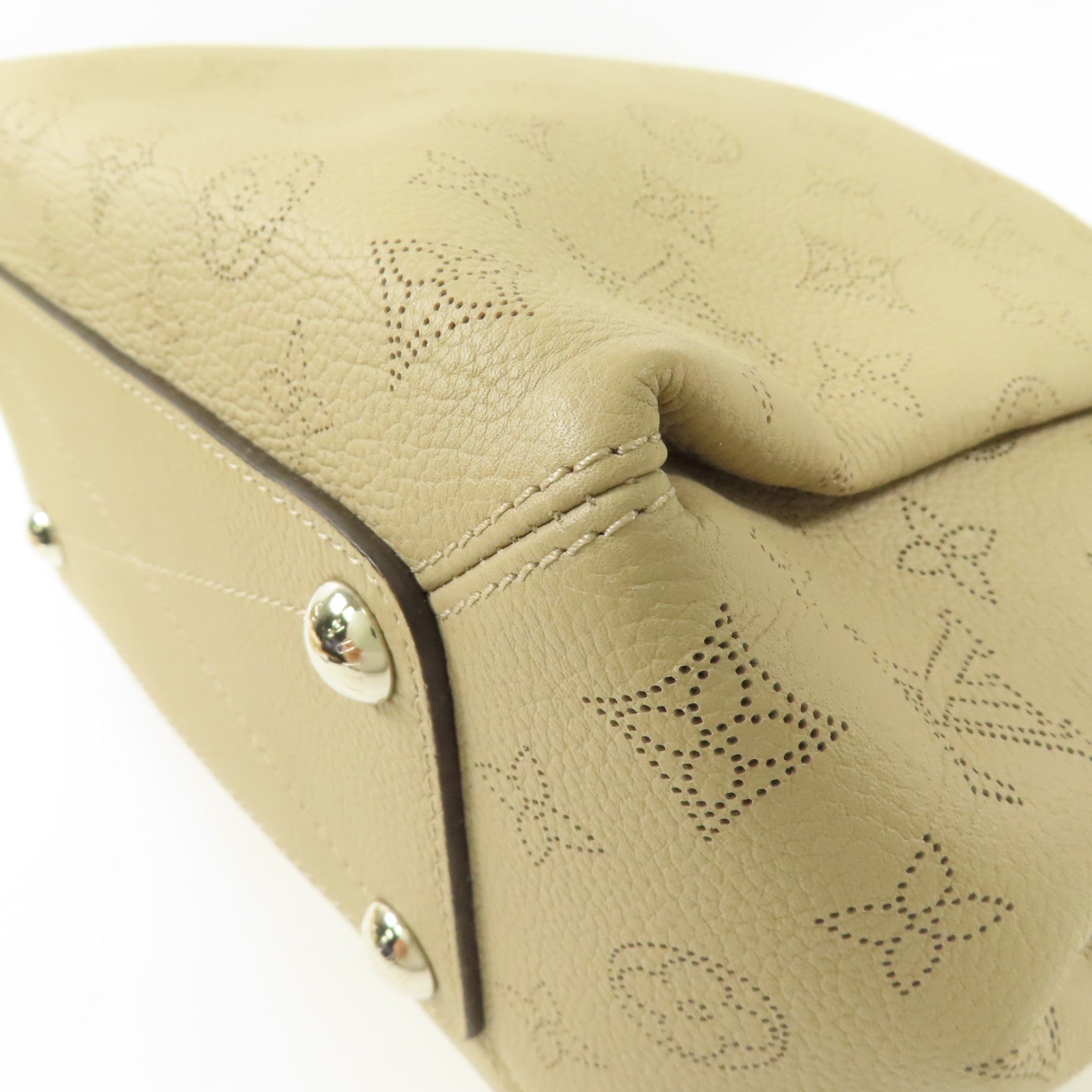 LOUIS VUITTON Mahina Babylone BB銀扣手挽肩背兩用袋