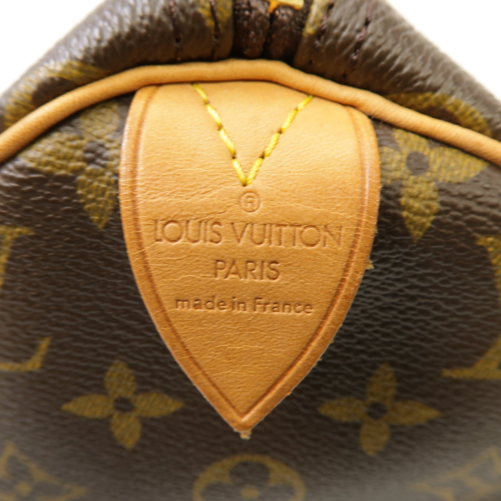 LOUIS VUITTON Monogram Speedy 30金扣手挽袋啡色