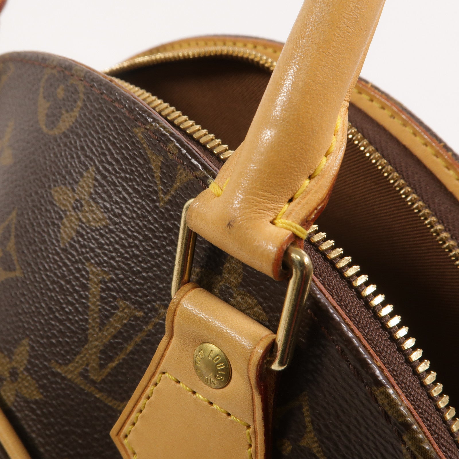 LOUIS VUITTON Monogram Ellipse MM金扣手挽袋