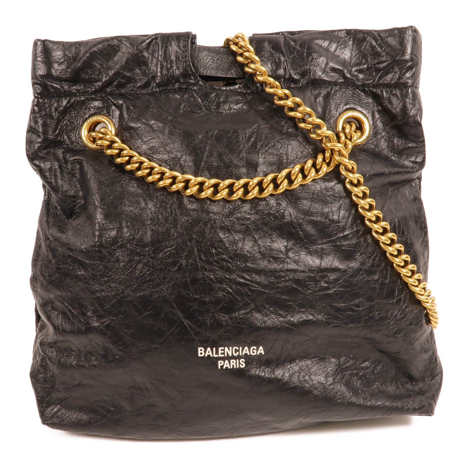 BALENCIAGA 牛皮皮革Crush Small肩背袋