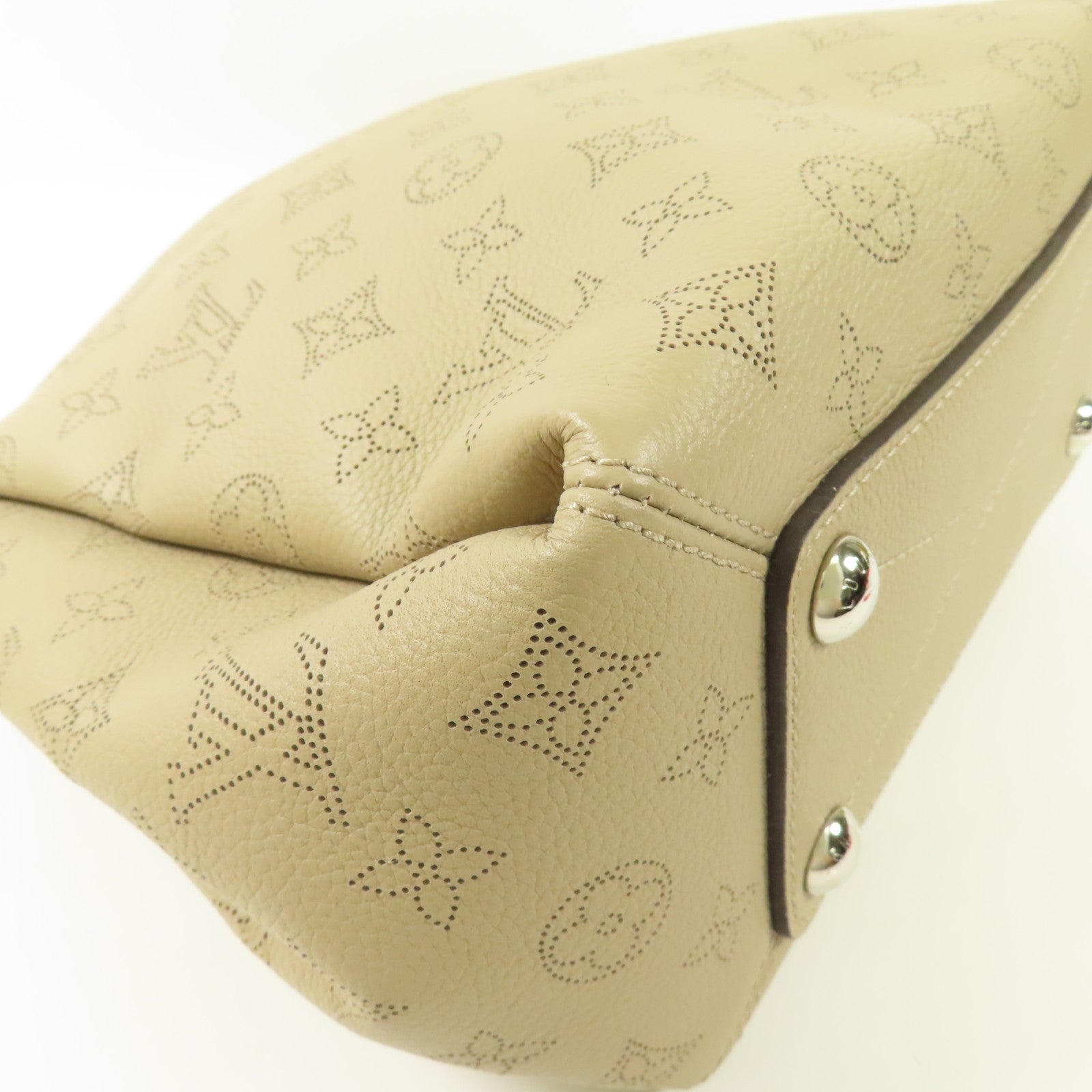 LOUIS VUITTON Mahina Babylone BB銀扣手挽肩背兩用袋