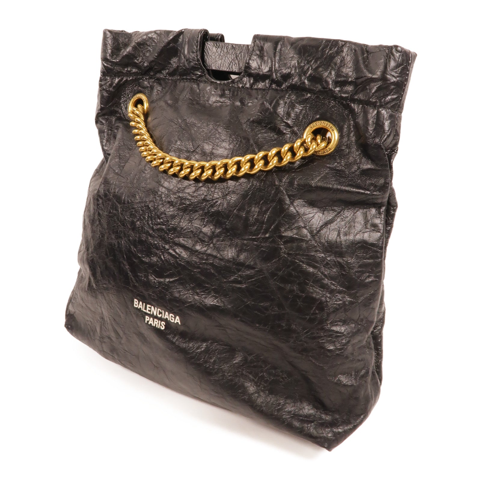 BALENCIAGA 牛皮皮革Crush Small肩背袋