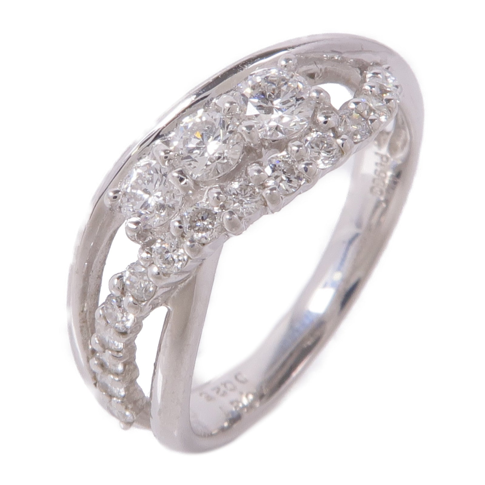 JEWELRY PT900鉑金Diamond Ring鑽石戒指US#6.5