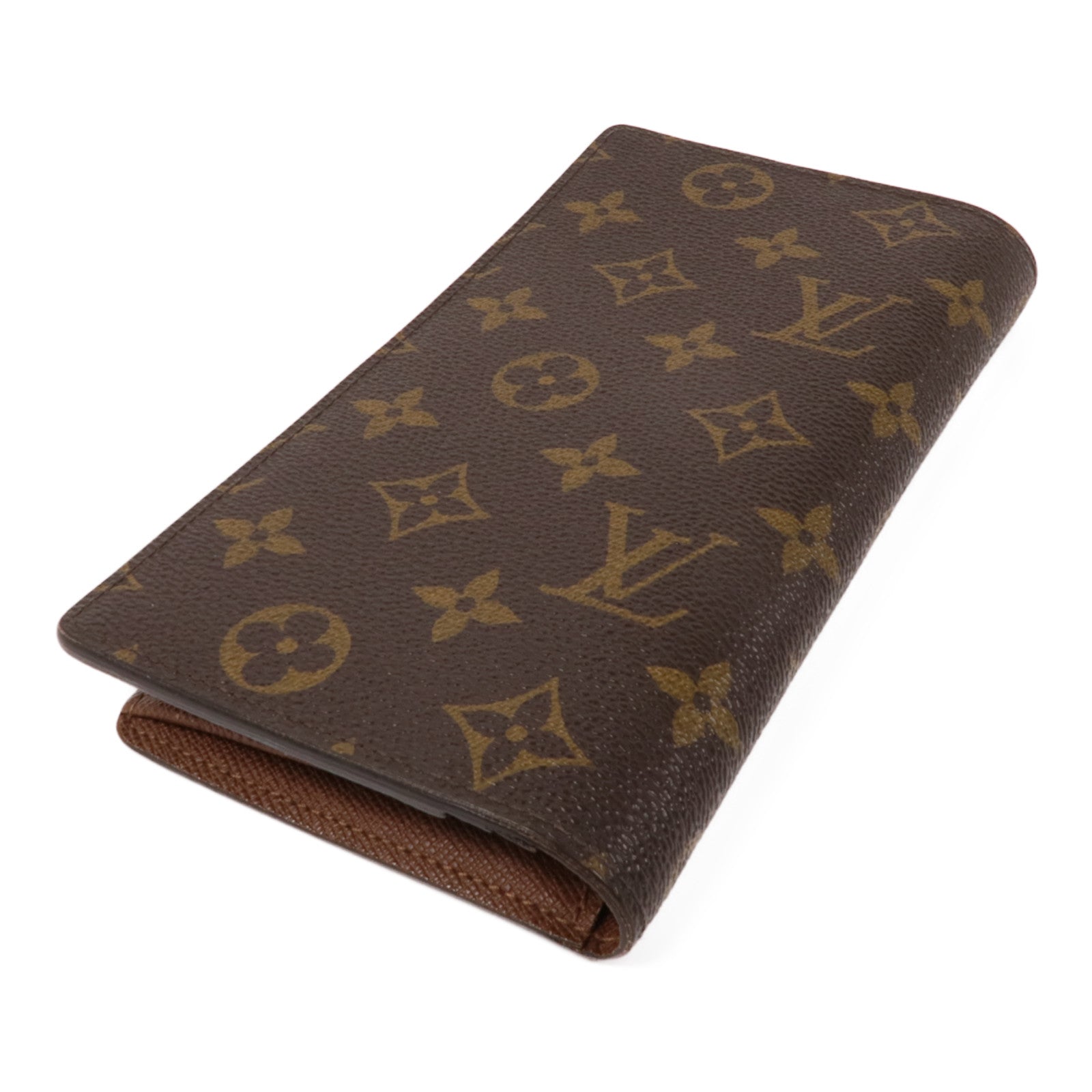 LOUIS VUITTON Monogram Brazza Wallet金扣長錢包