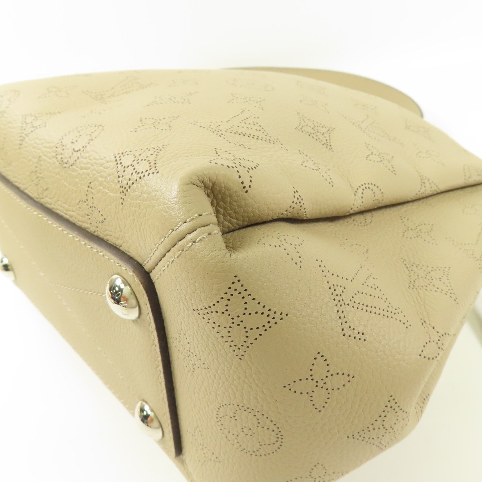 LOUIS VUITTON Mahina Babylone BB銀扣手挽肩背兩用袋