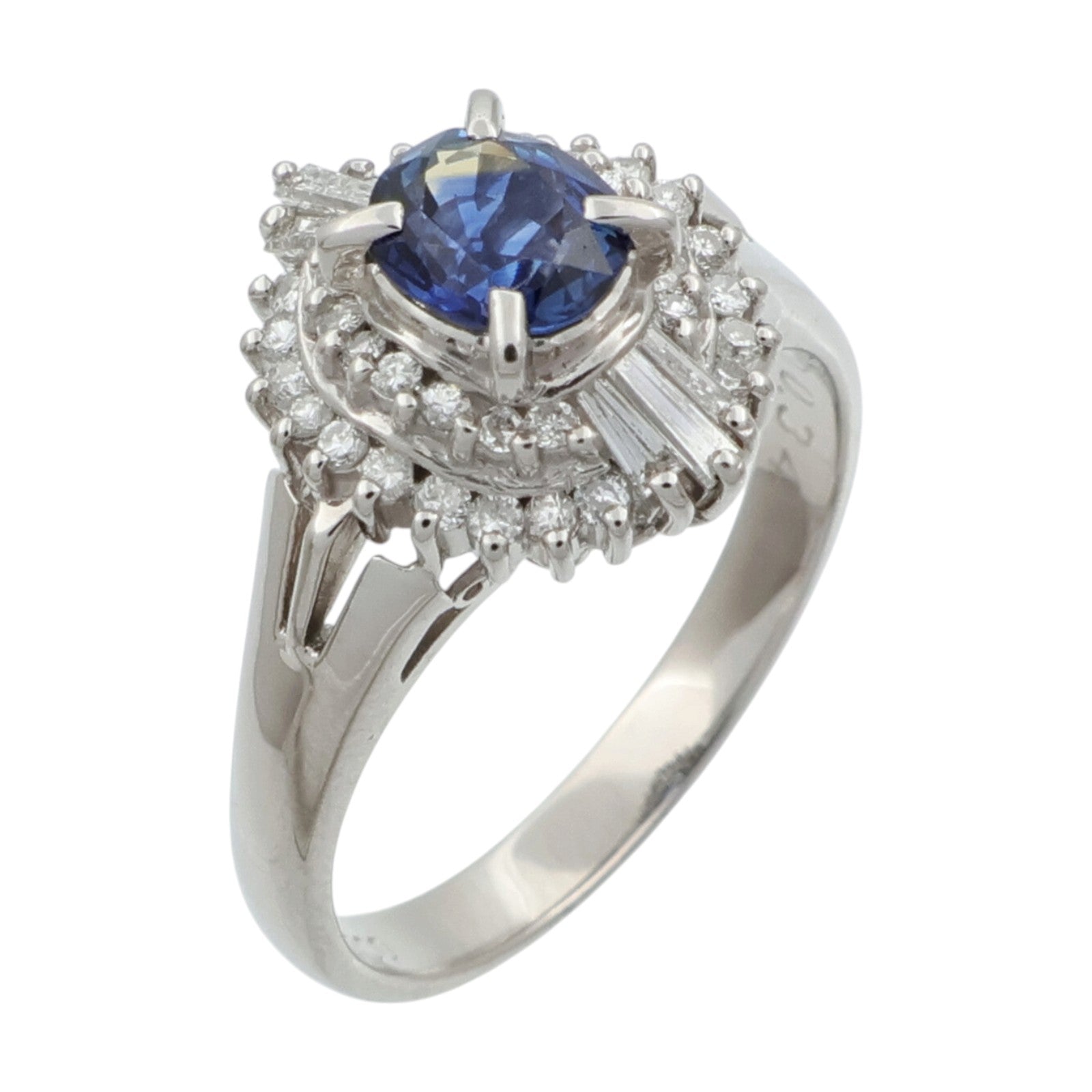 JEWELRY PT900鉑金/藍寶石Sapphire鑽石戒指