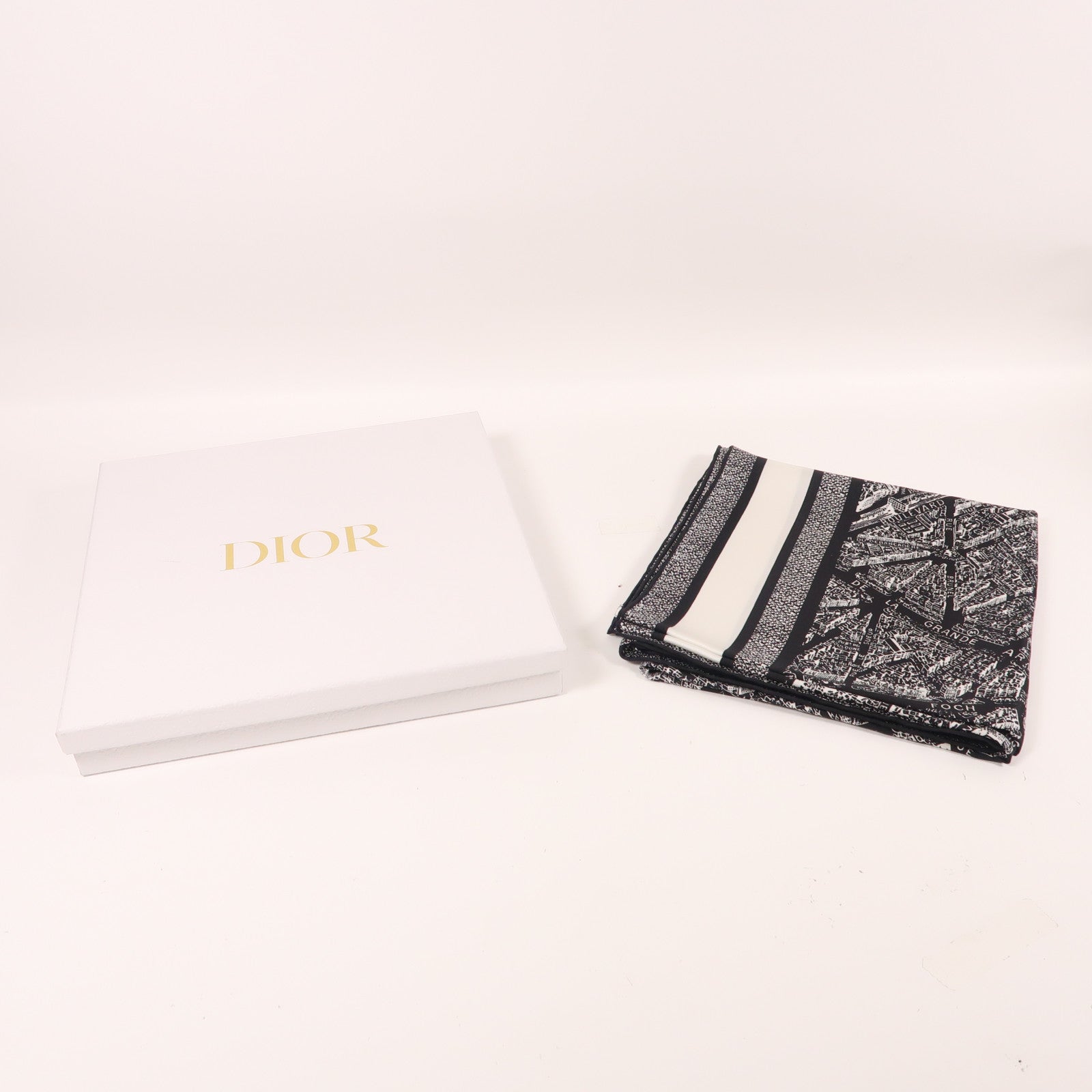 Dior 絲質Scarf絲巾黑色