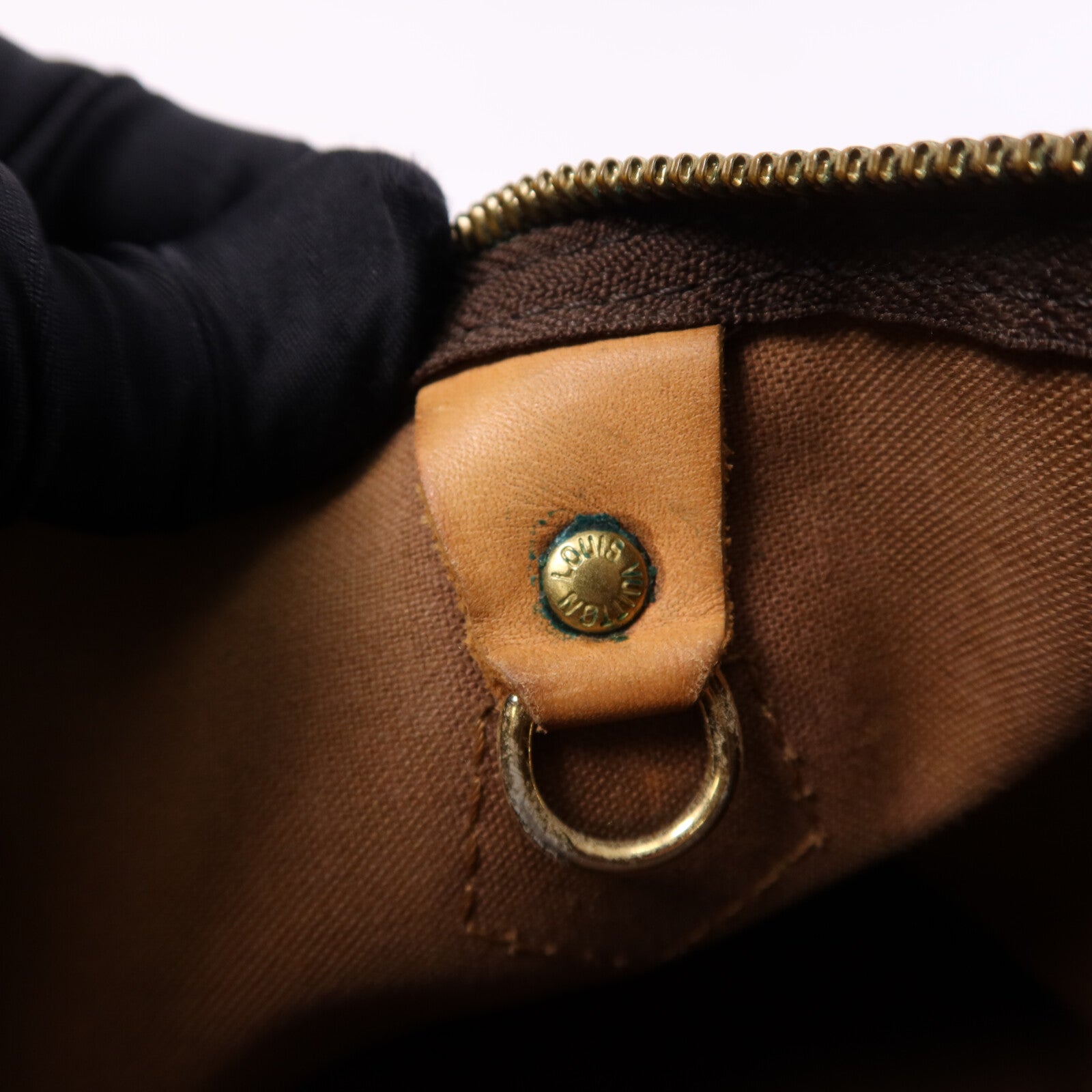 LOUIS VUITTON Monogram Speedy 25金扣手挽袋