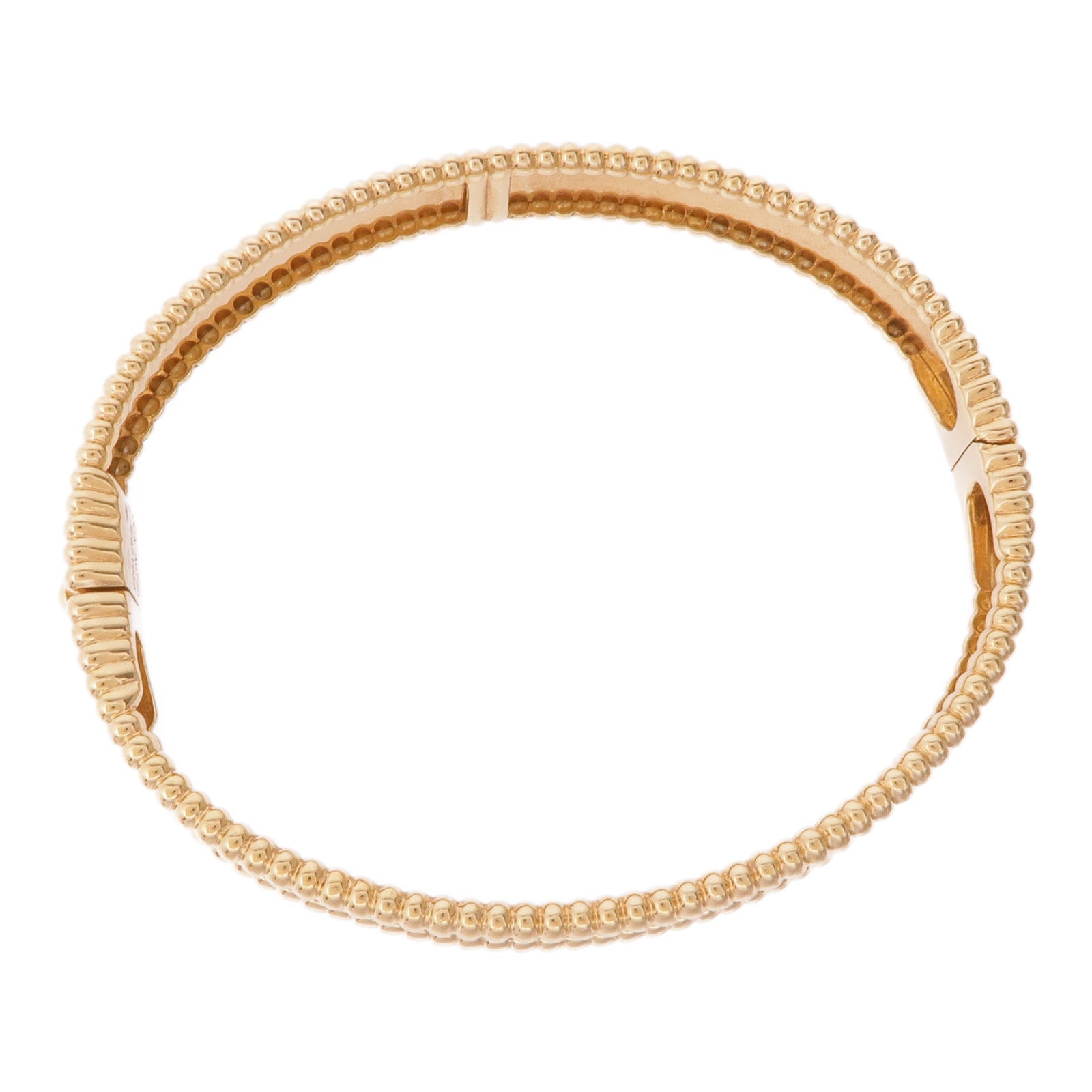 Van Cleef & Arpels 18K黃金Perlée Signature Bracelet手鐲