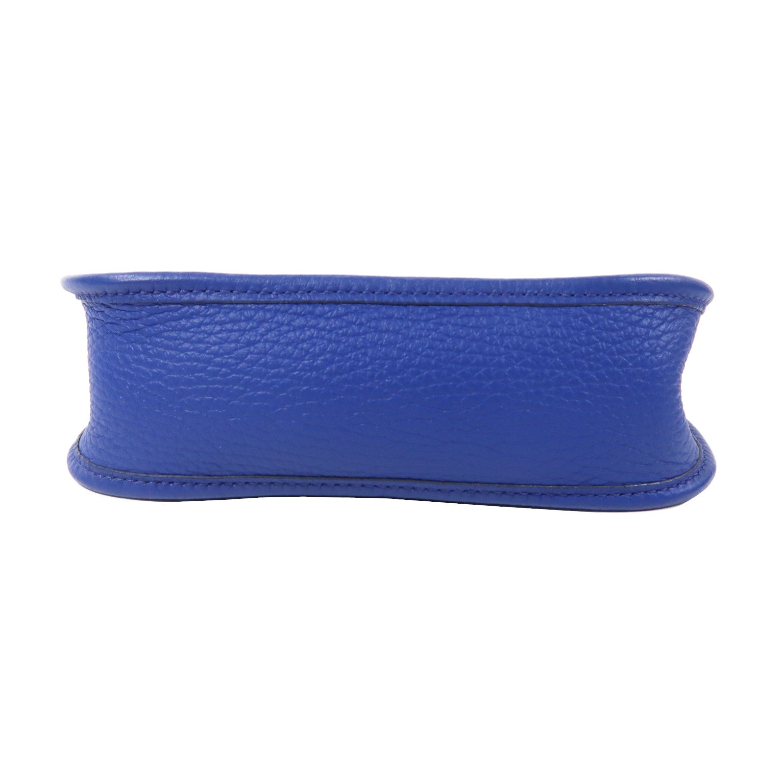 HERMES Clemence皮革Evelyne TPM金扣肩背袋Bleu Electrique/藍色