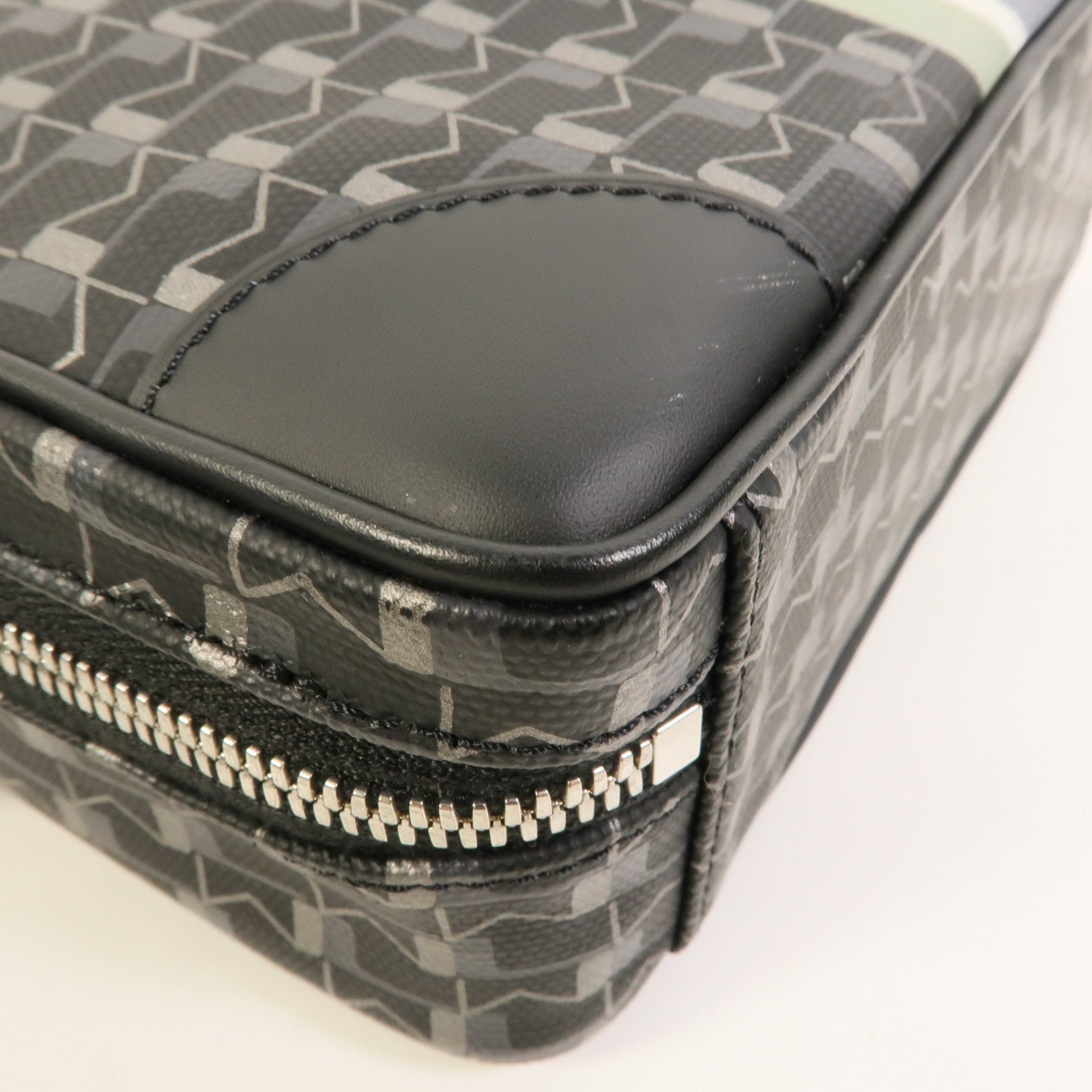 Moynat 塗層帆布Camera Bag手挽肩背兩用袋