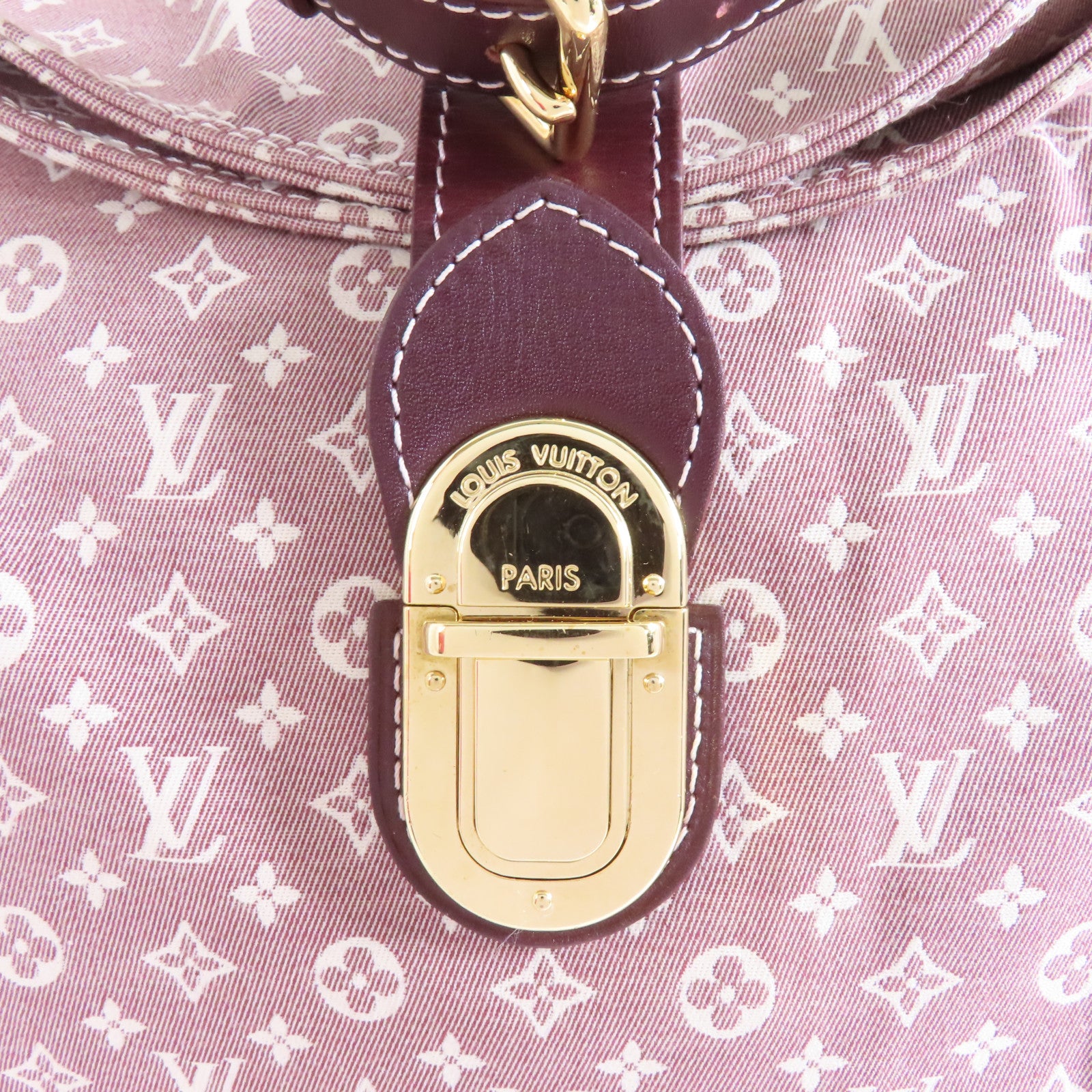 LOUIS VUITTON Monogram Idylle Romance Shoulder Bag金扣肩背袋紅色