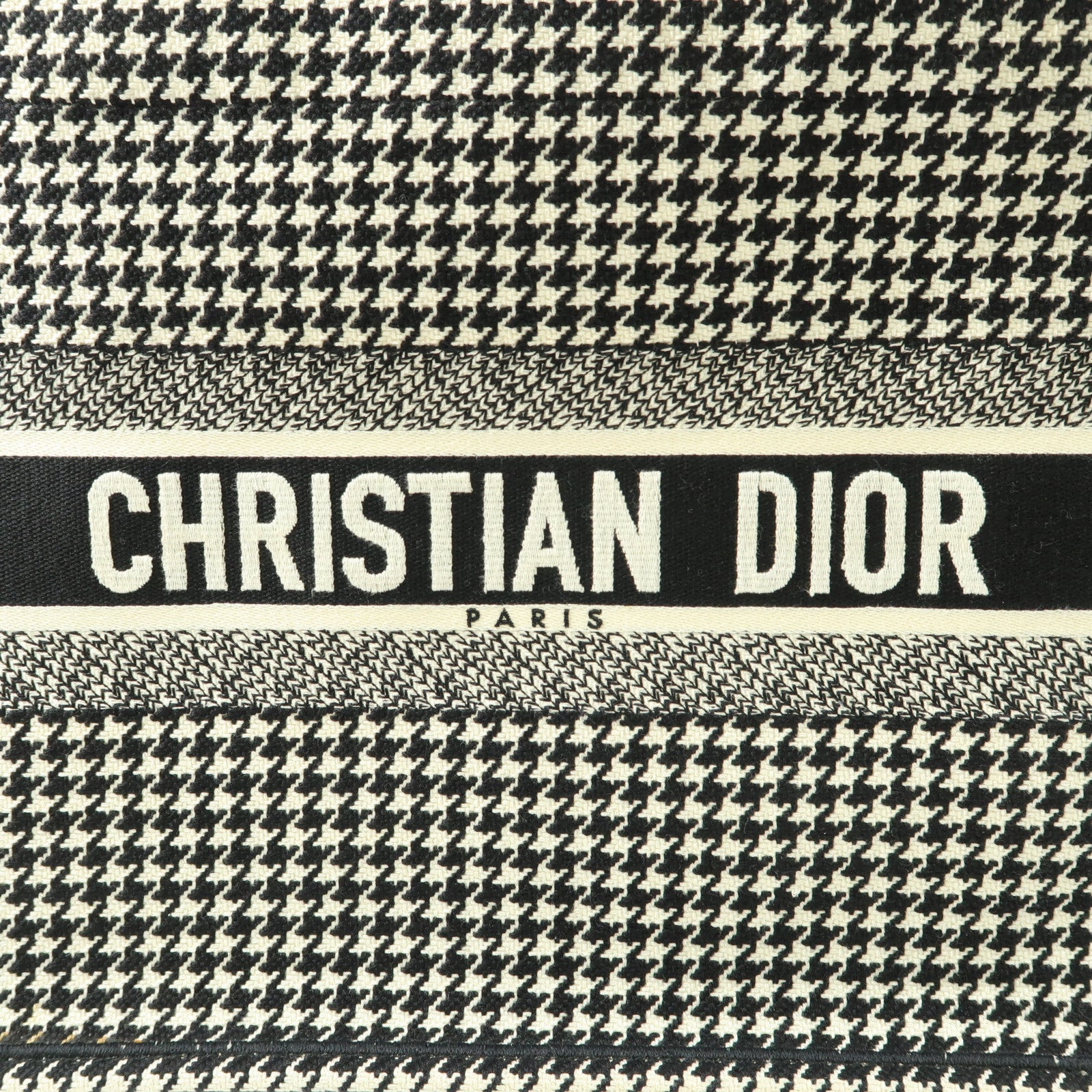 Dior 帆布Book Tote手挽袋黑色/白色