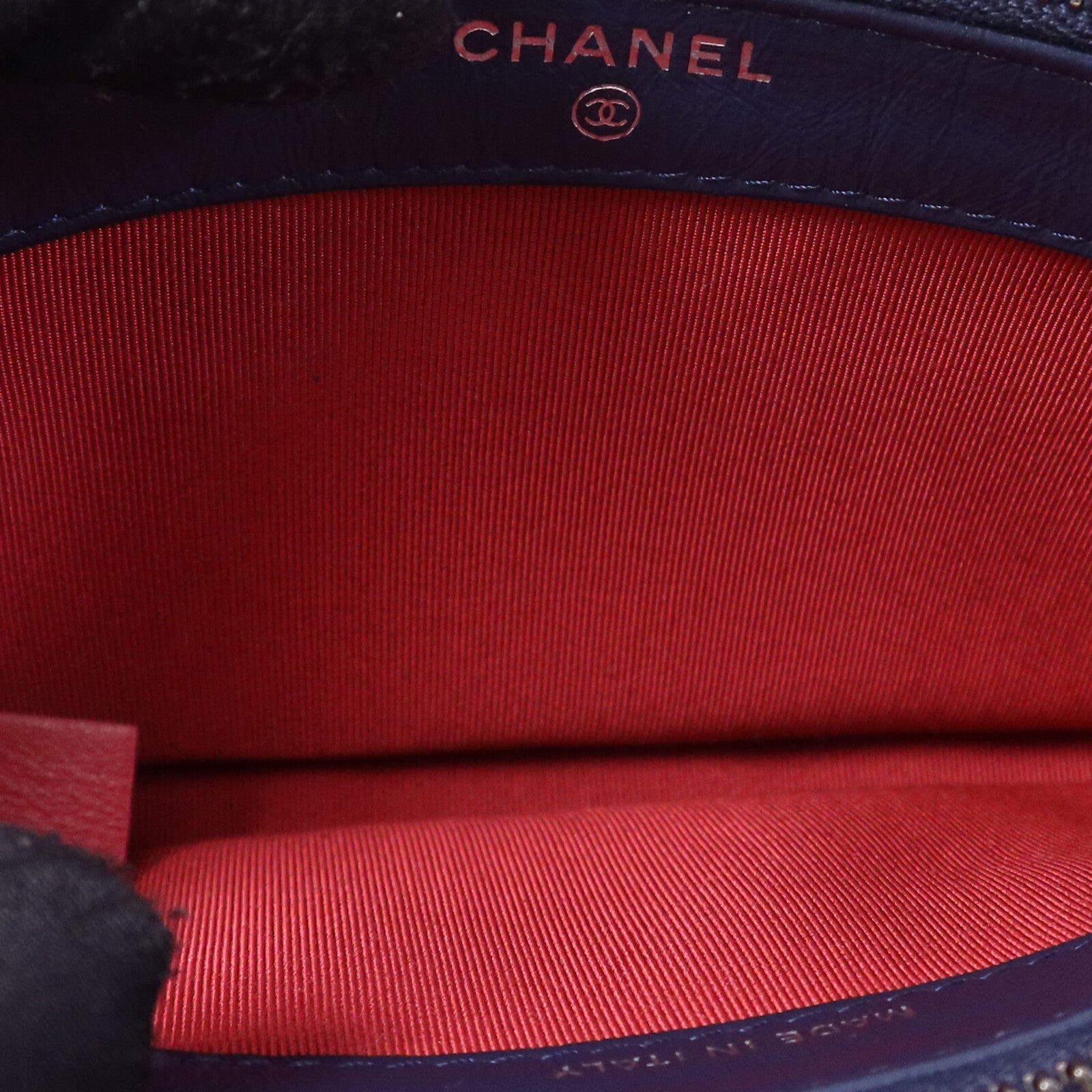 CHANEL 羊皮皮革Gabrielle Wallet On Chain鏈帶肩背袋