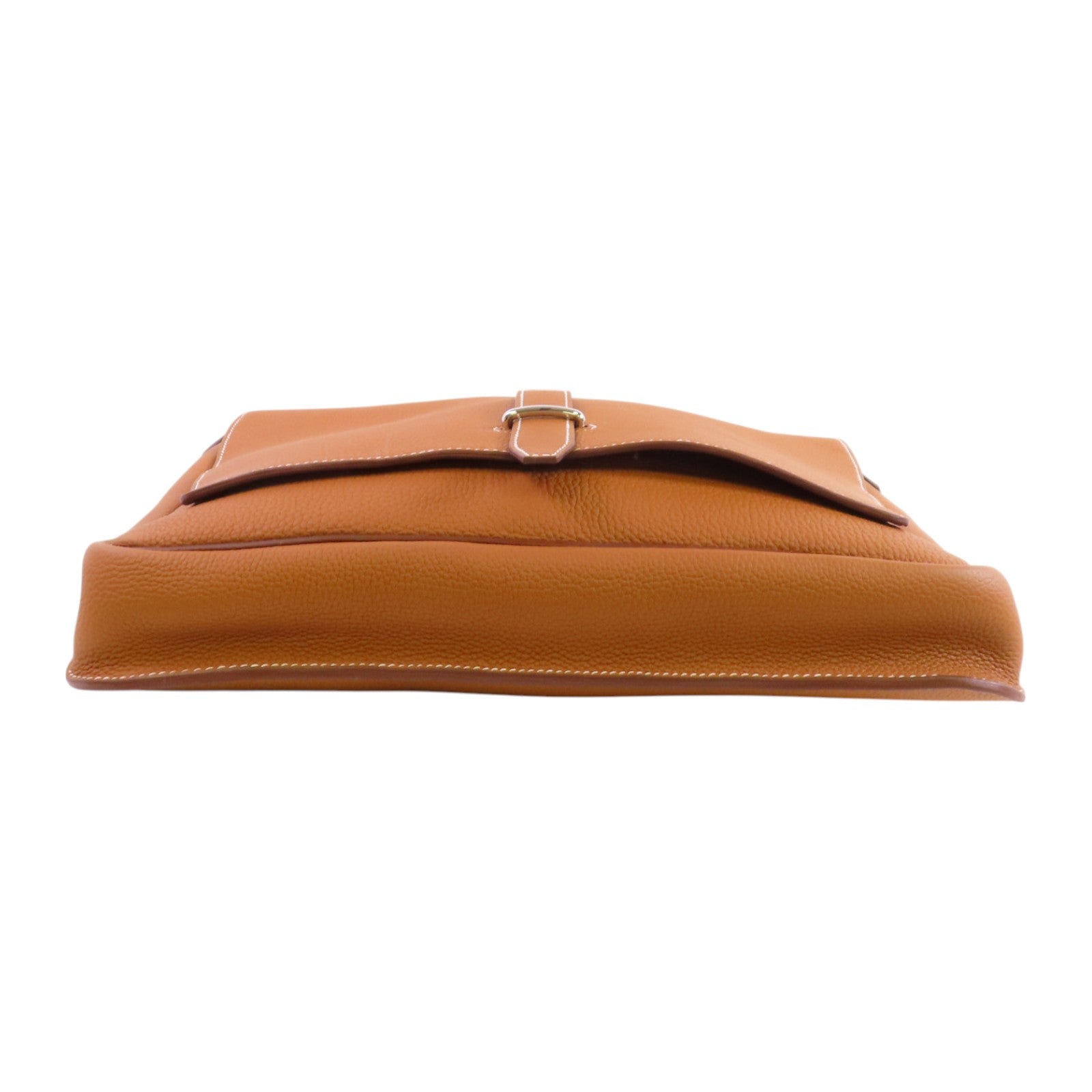 HERMES Togo皮革Steve Light Messenger銀扣肩背袋