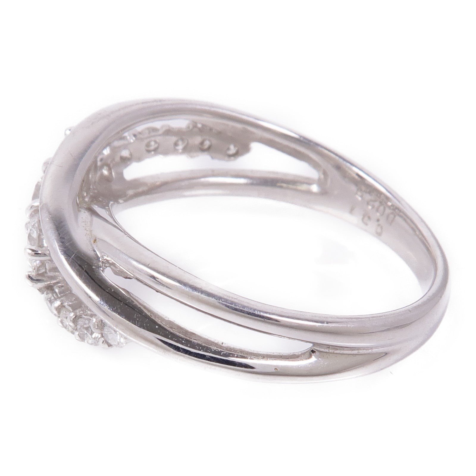 JEWELRY 【激減優惠】PT900鉑金Diamond Ring鑽石戒指US#6.5