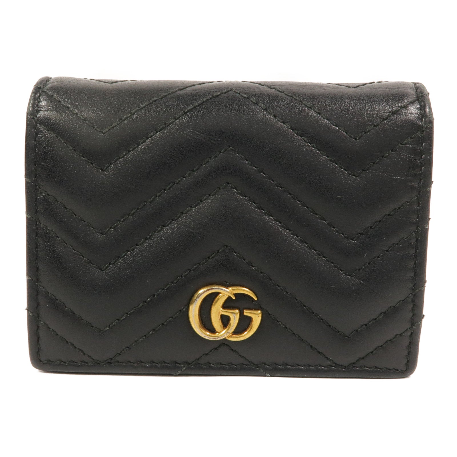 GUCCI 牛皮皮革GG Marmont Wallet錢包
