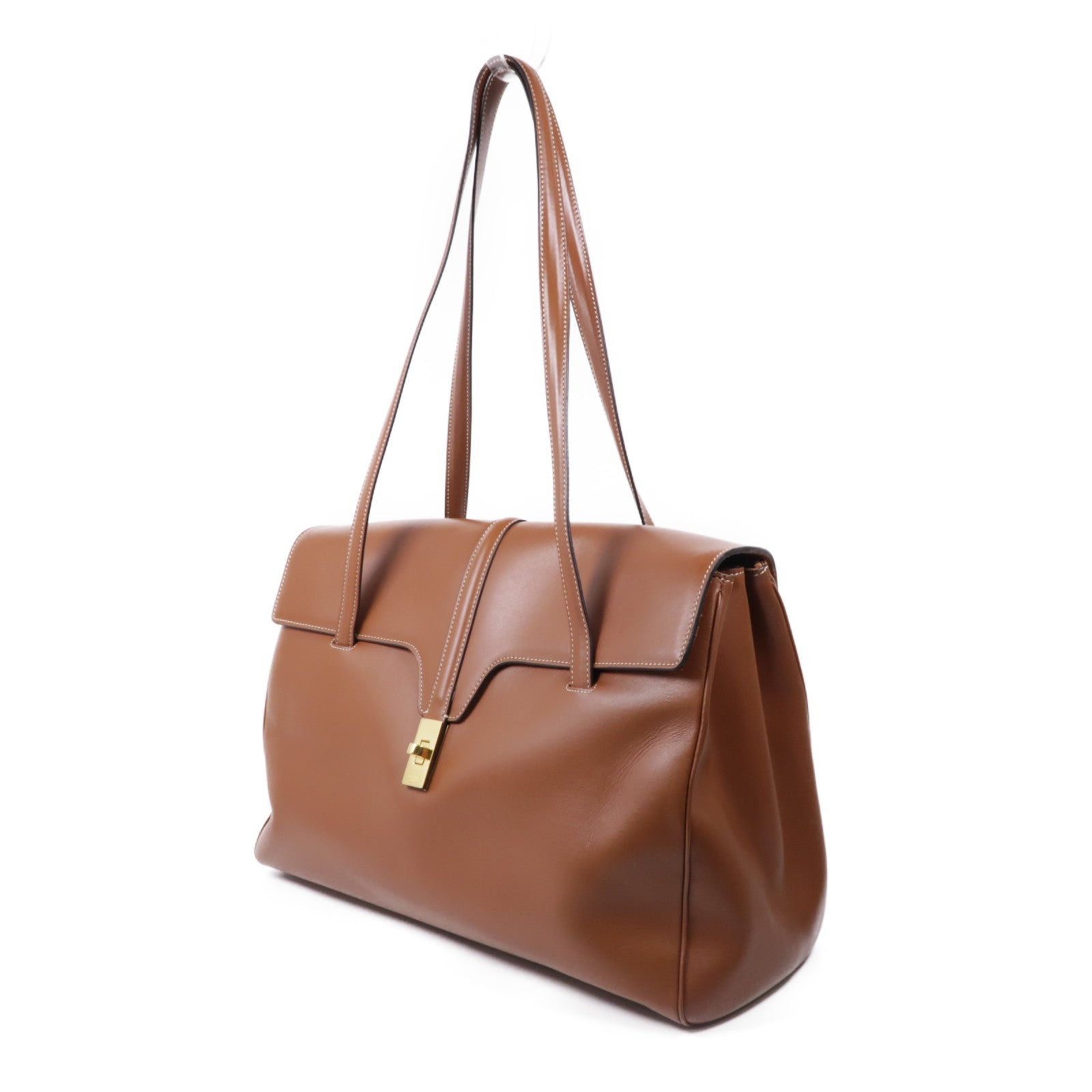 CELINE 牛皮皮革Soft 16金扣肩背袋