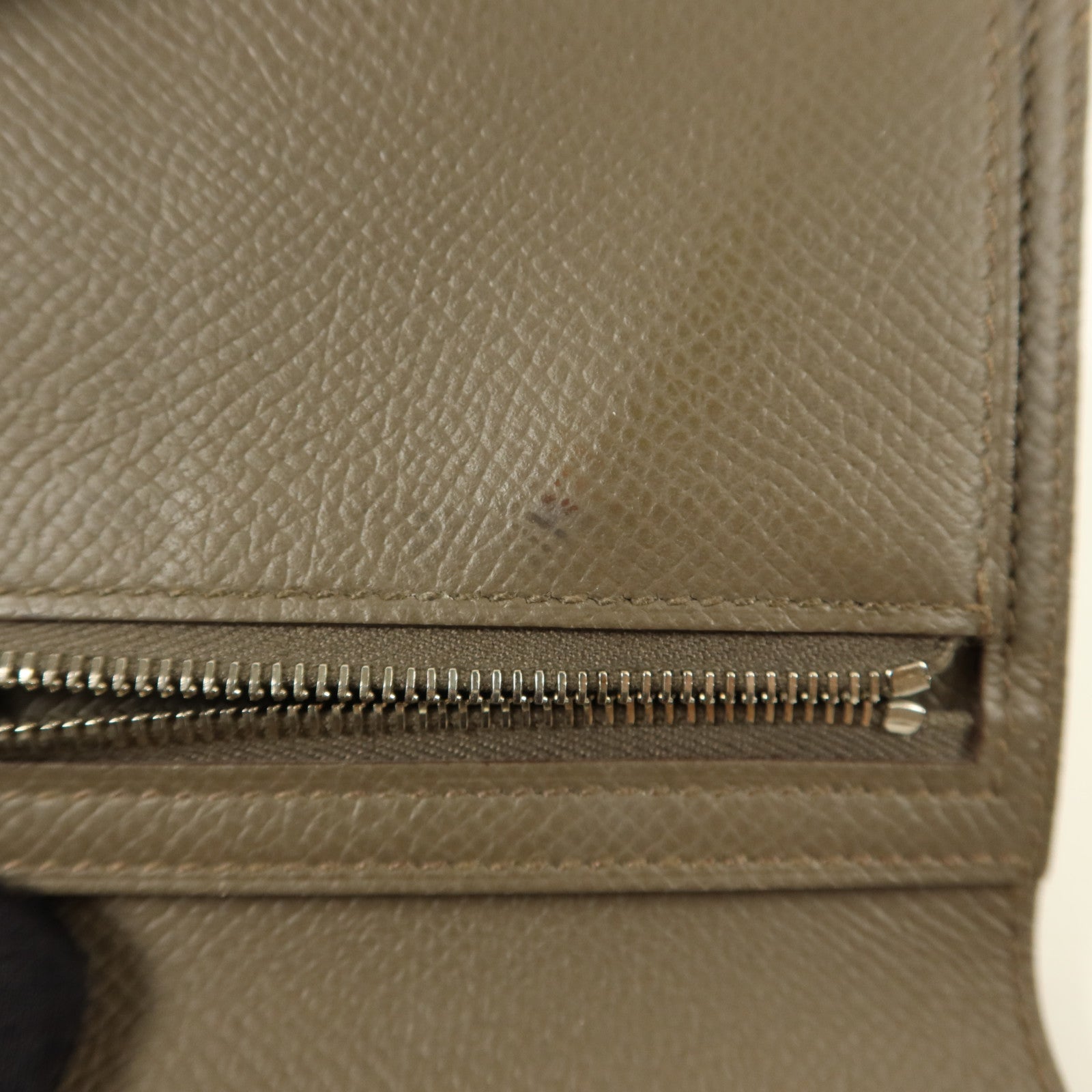 HERMES Epsom皮革Bearn Wallet錢包Etoupe