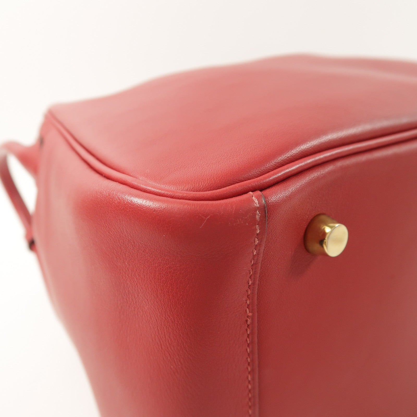 HERMES 皮革Lindy 30手挽肩背兩用袋Rouge Grenat