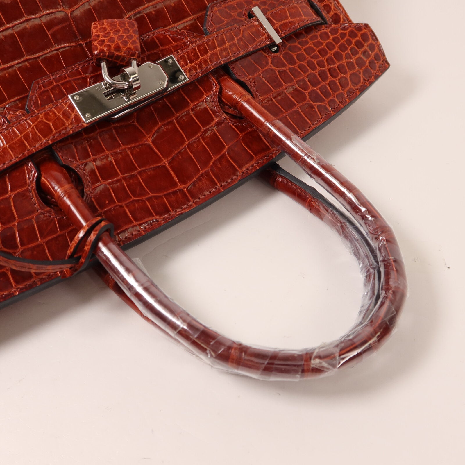 HERMES 鱷魚皮革Birkin 30手挽袋Rough H