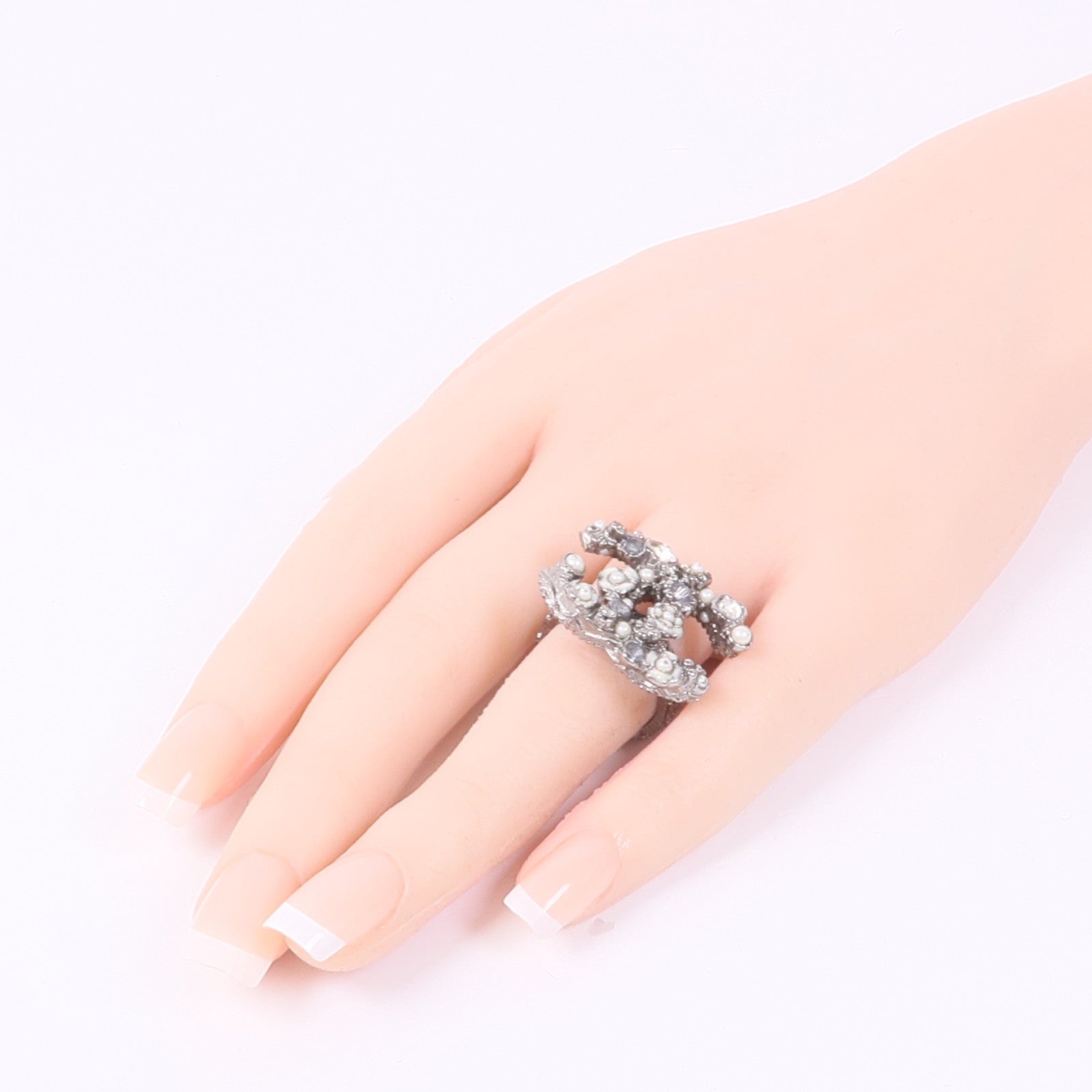 CHANEL 金屬Ring戒指US#7