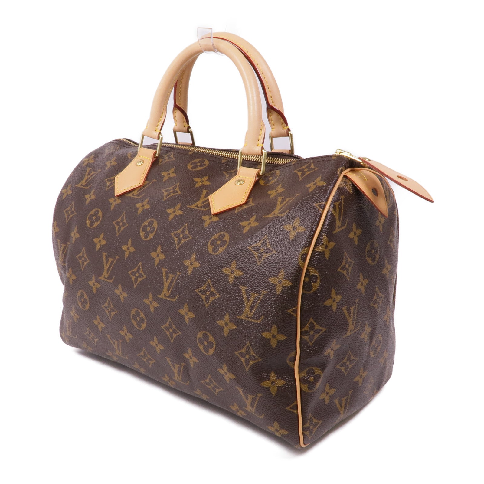 LOUIS VUITTON Monogram Speedy 30金扣手挽袋