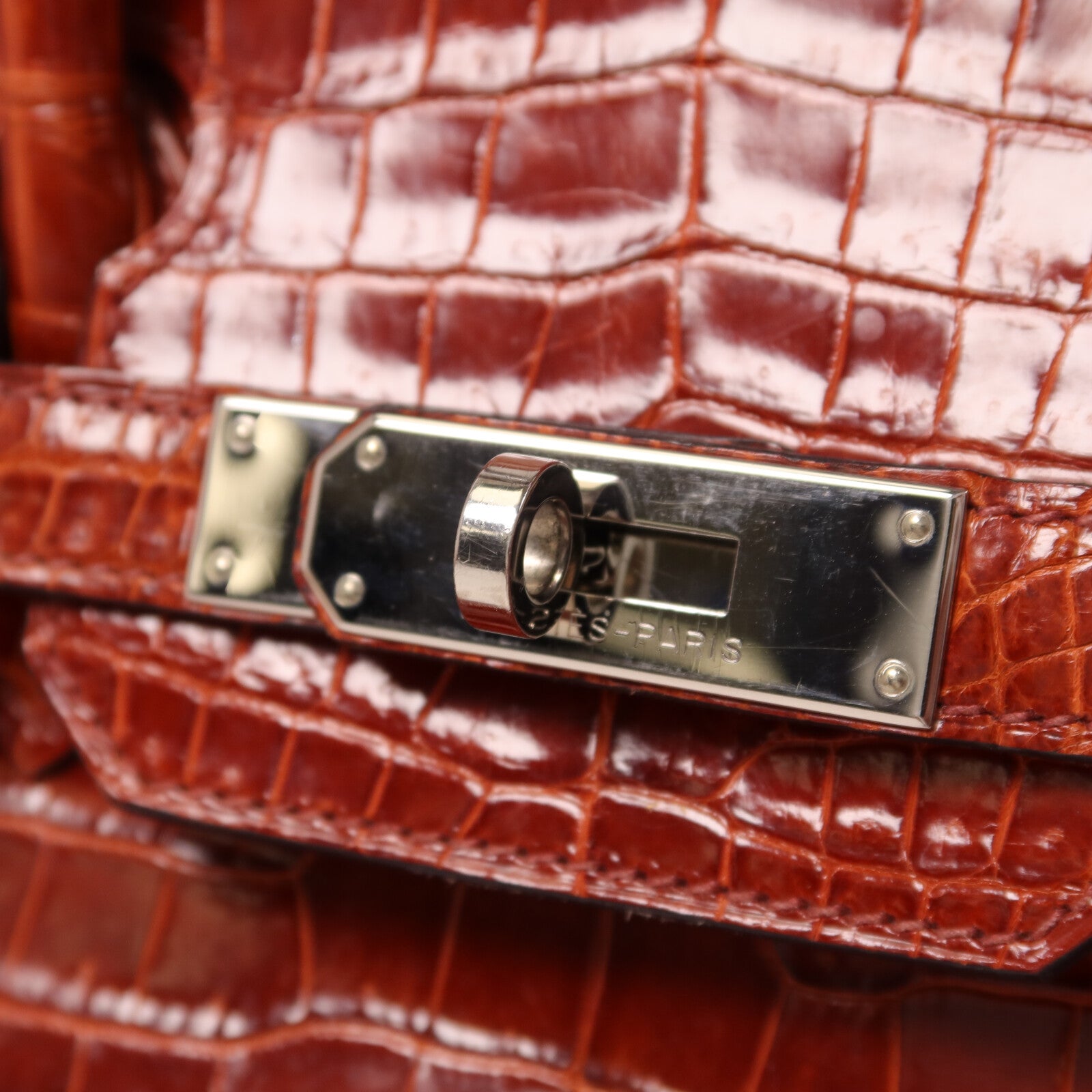HERMES 鱷魚皮革Birkin 30手挽袋Rough H