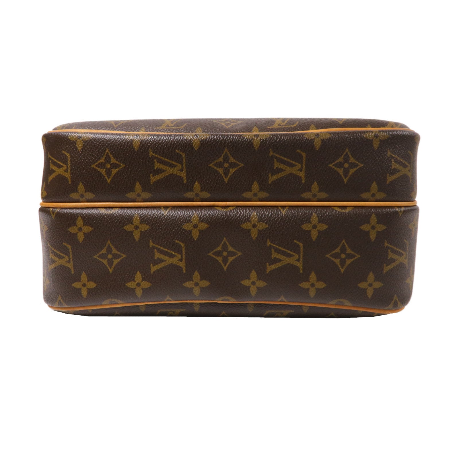 LOUIS VUITTON Monogram Reporter金扣肩背袋啡色
