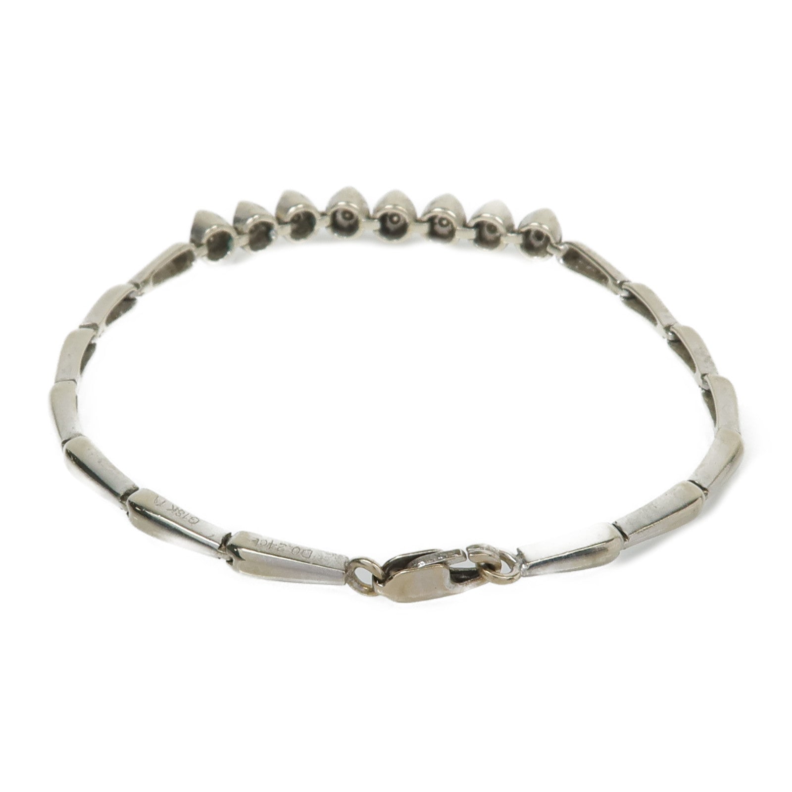 JEWELRY 18K白金Diamond Bracelet鑽石手鏈