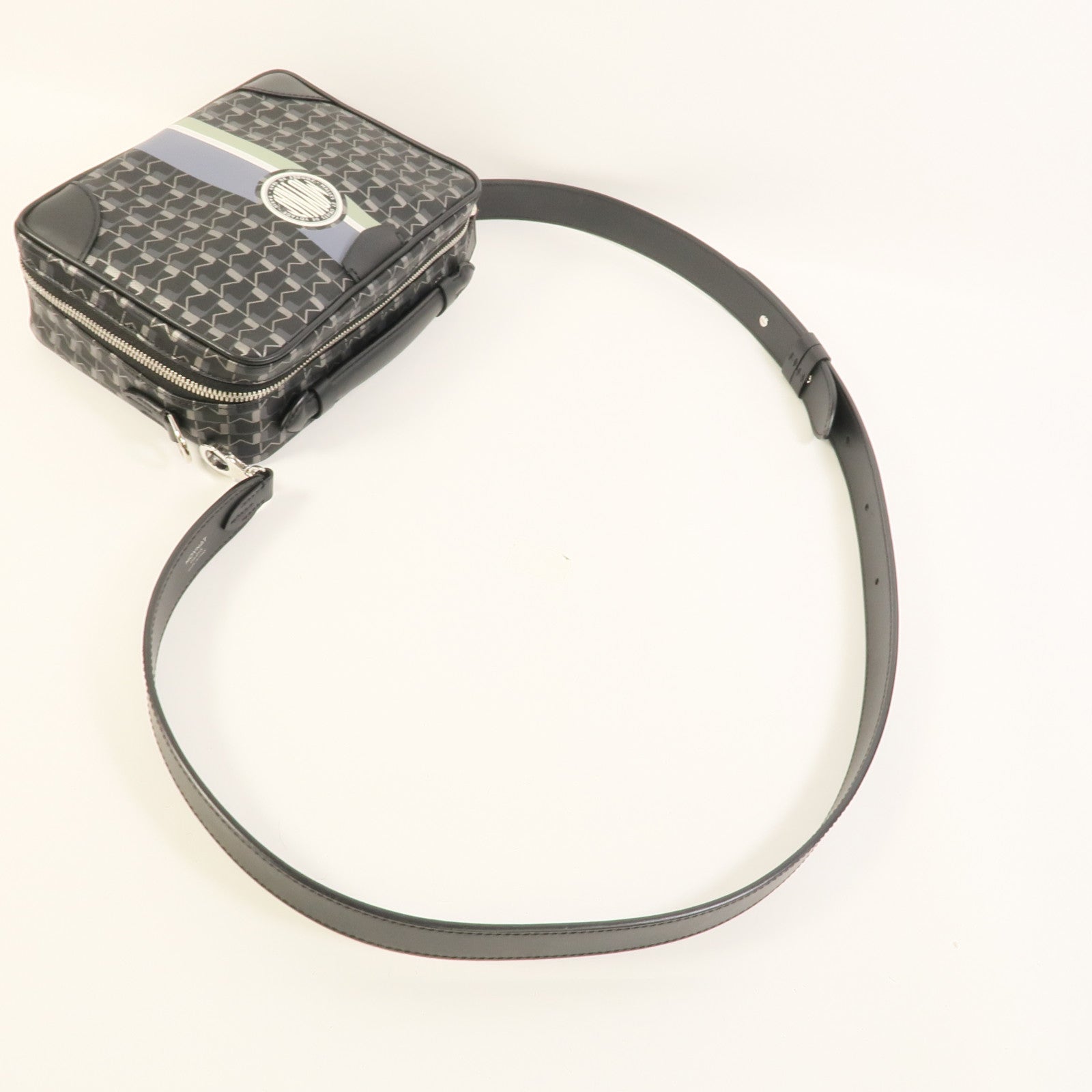 Moynat 塗層帆布Camera Bag手挽肩背兩用袋