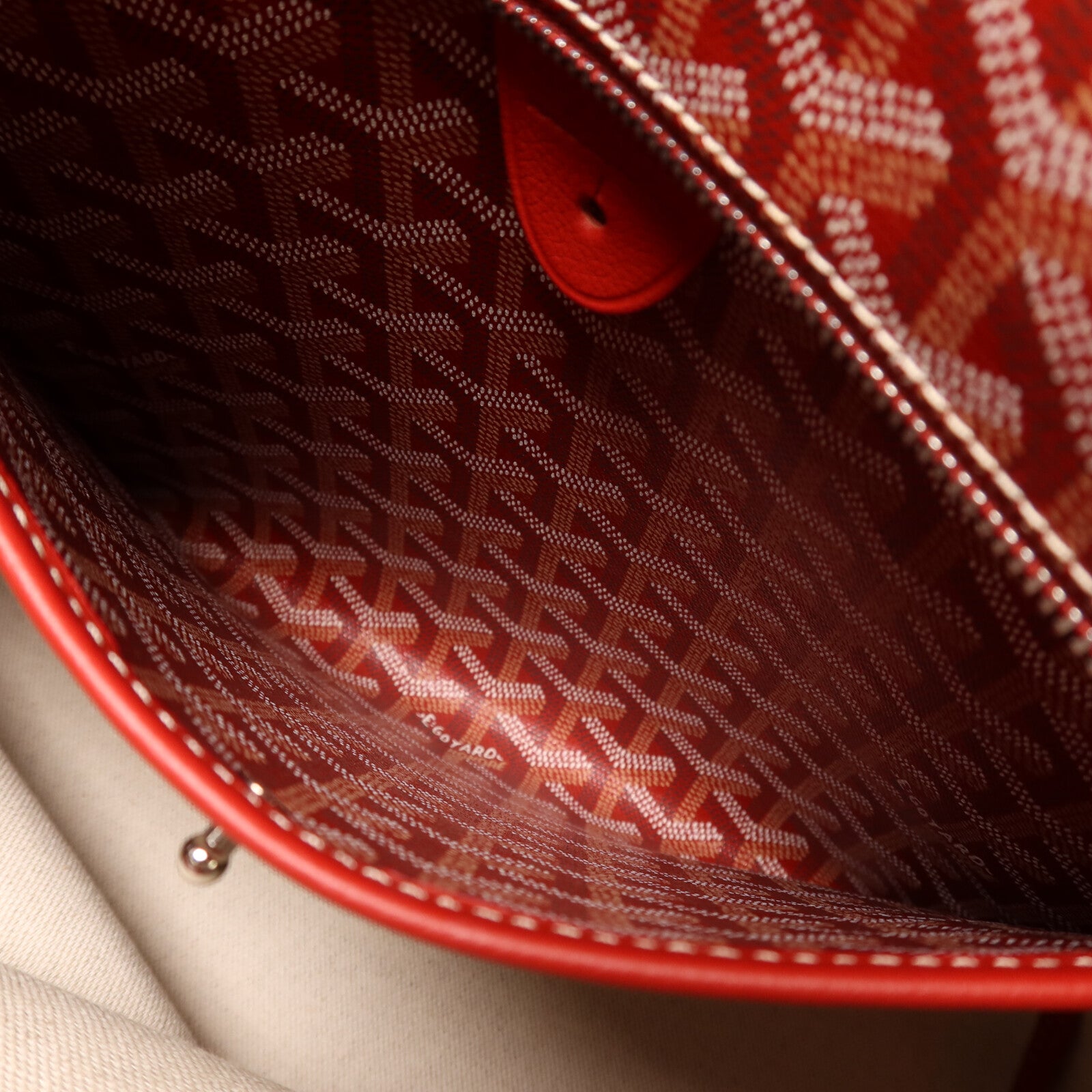 GOYARD 塗層帆布Artois PM銀扣手挽袋
