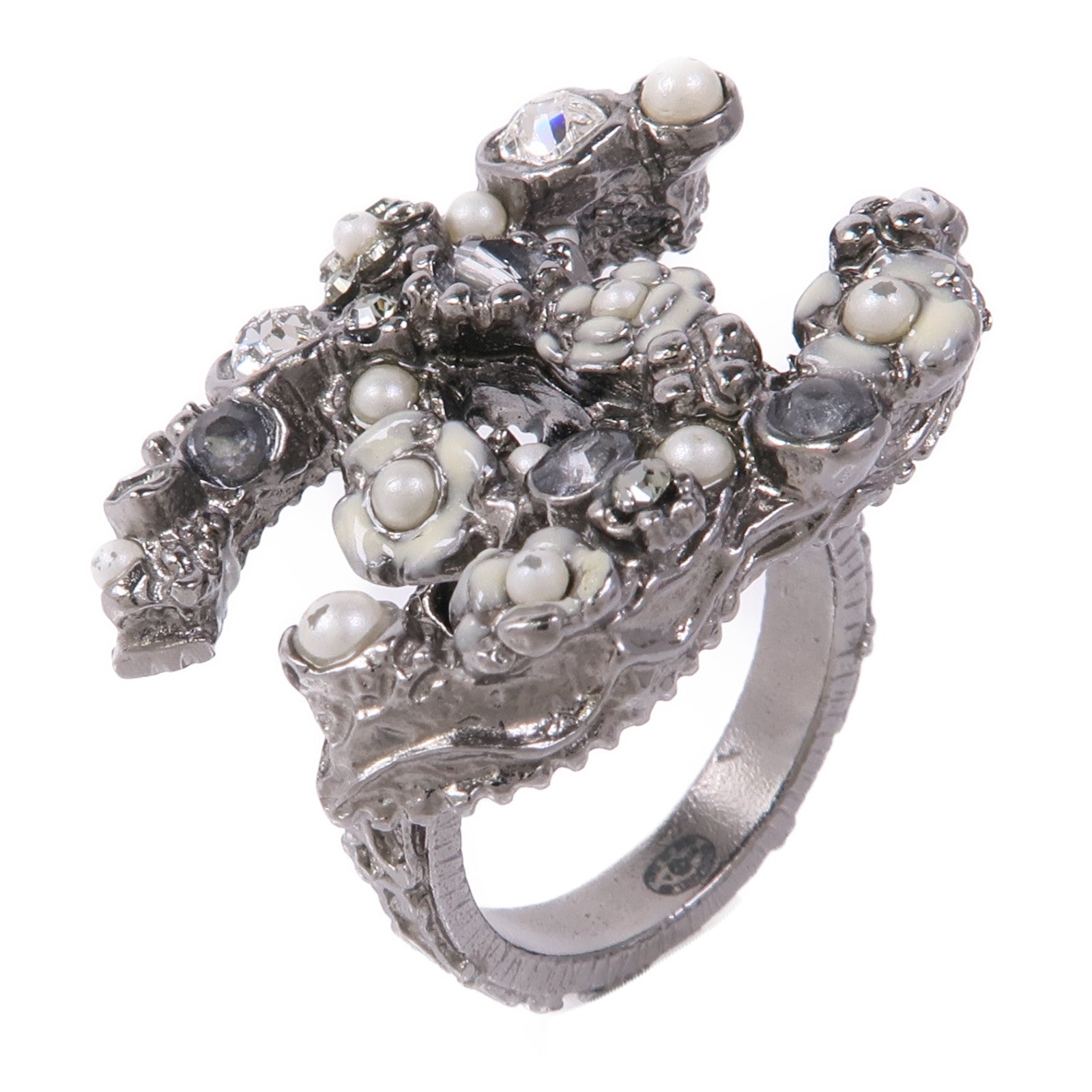 CHANEL 金屬Ring戒指US#7