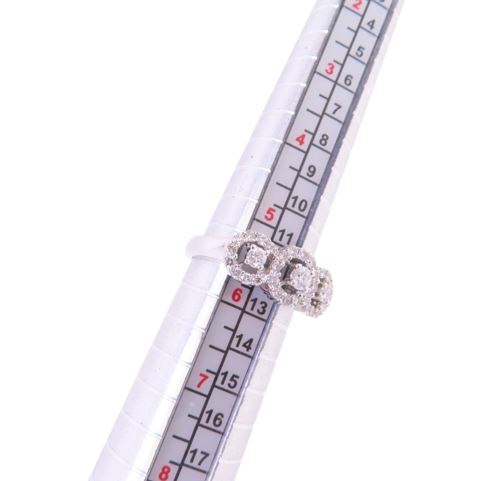 JEWELRY 【激減優惠】18K白/鑽石Diamond Ring戒指US#5.75