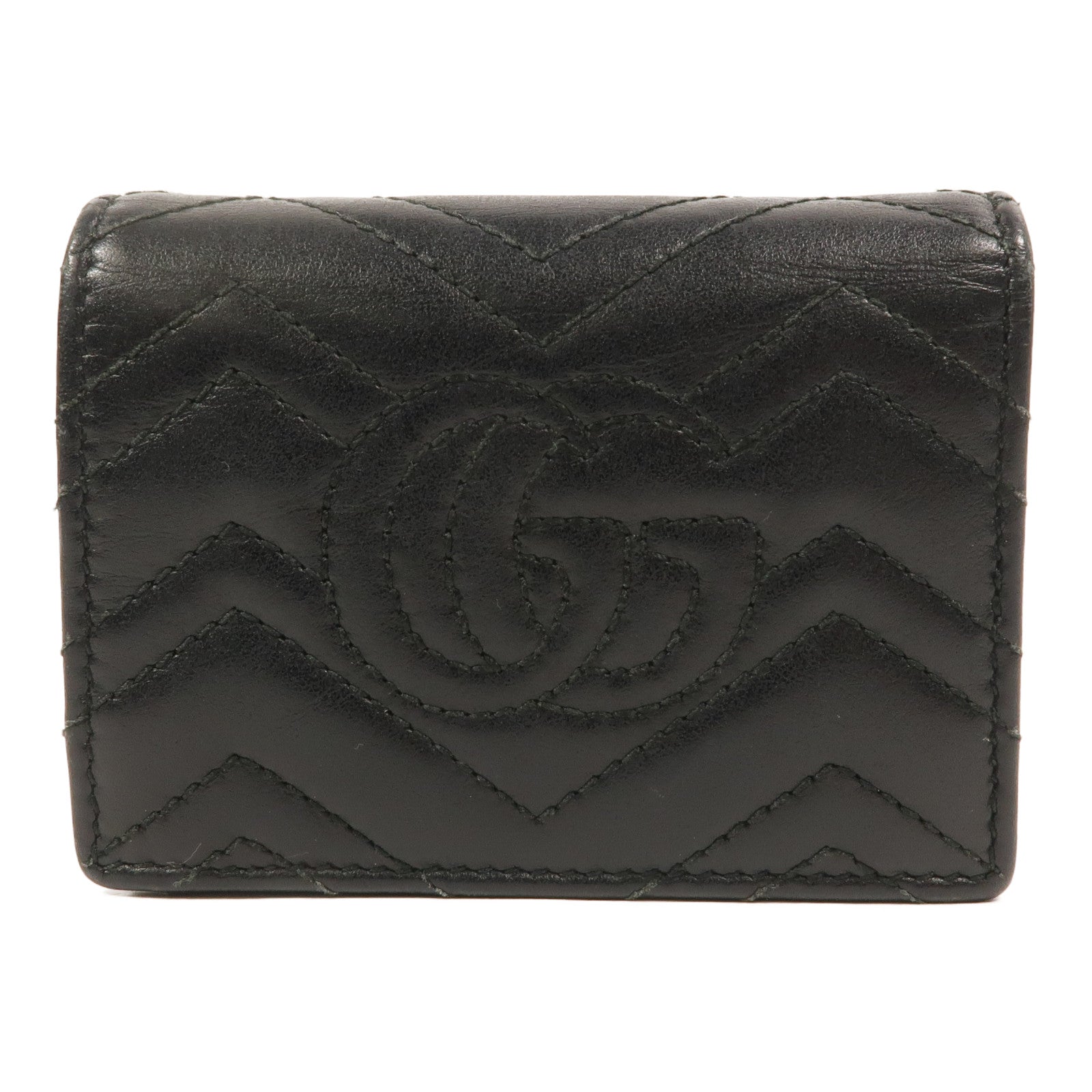 GUCCI 牛皮皮革GG Marmont Wallet錢包