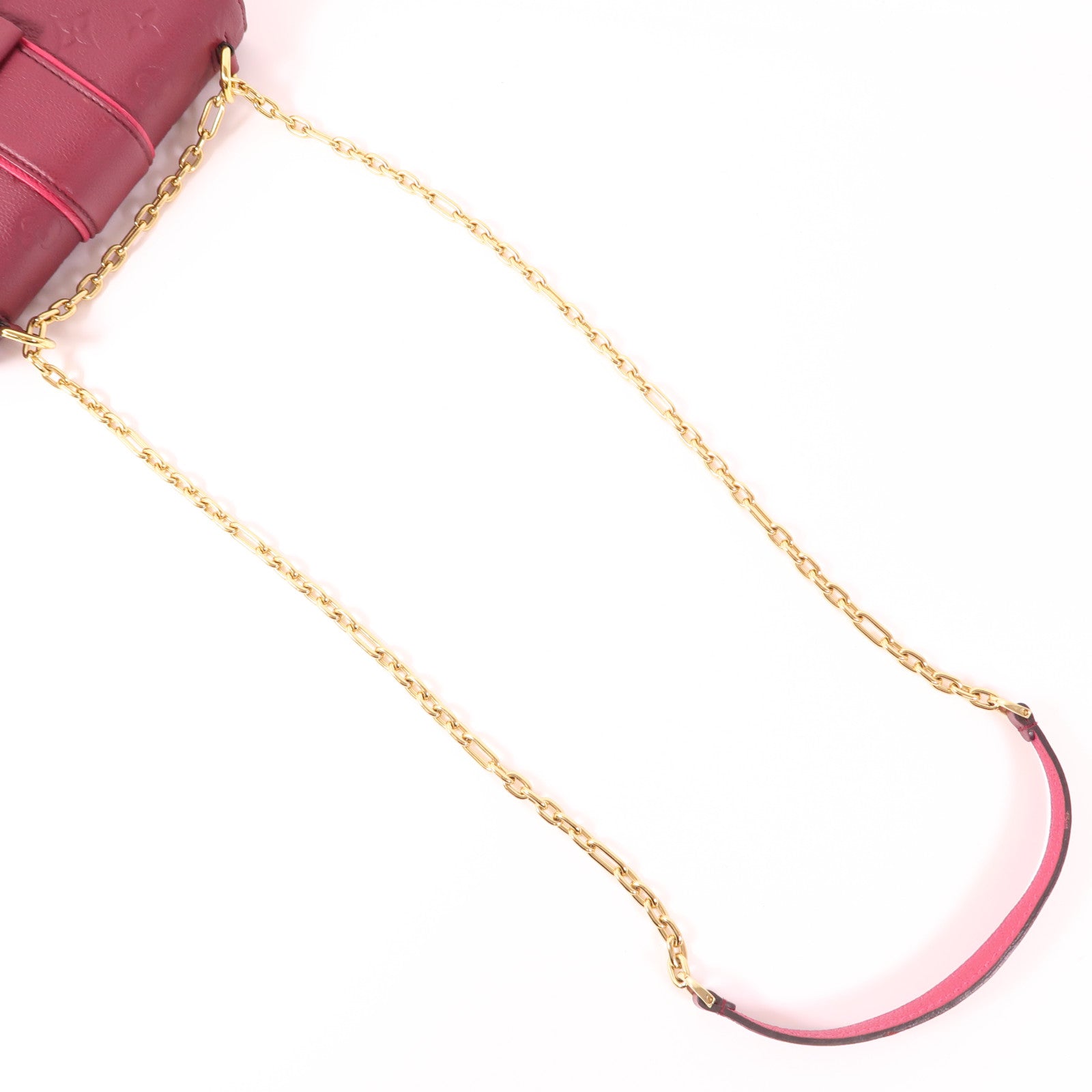 LOUIS VUITTON 【激減優惠】Monogram Empreinte Saint Sulpice BB金扣肩背袋