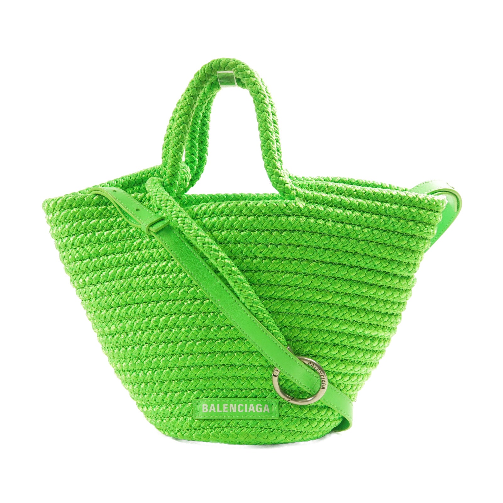 BALENCIAGA 尼龍Ibia Small Logo Shoulder Bag銀扣手挽肩背兩用袋