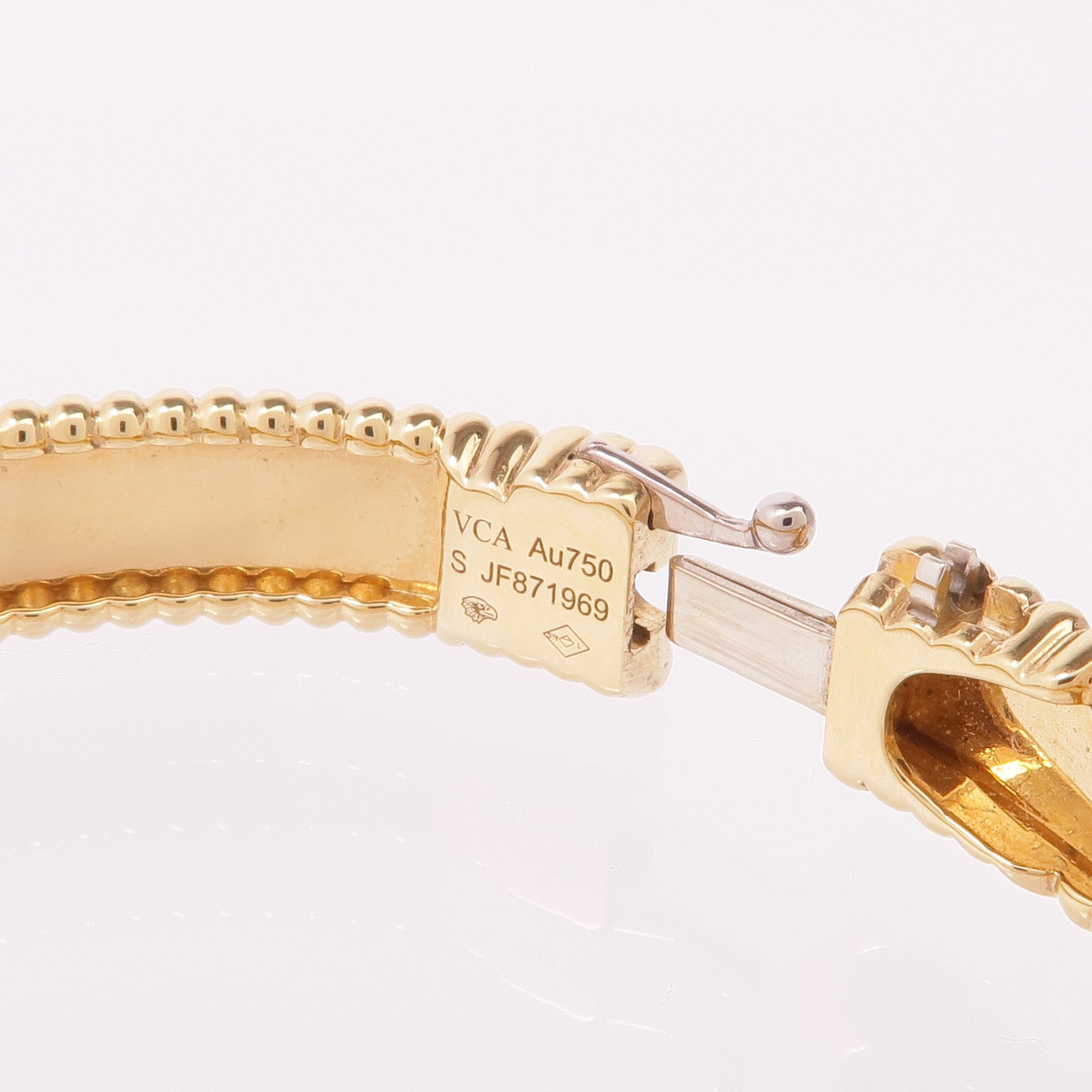 Van Cleef & Arpels 18K黃金Perlée Signature Bracelet手鐲