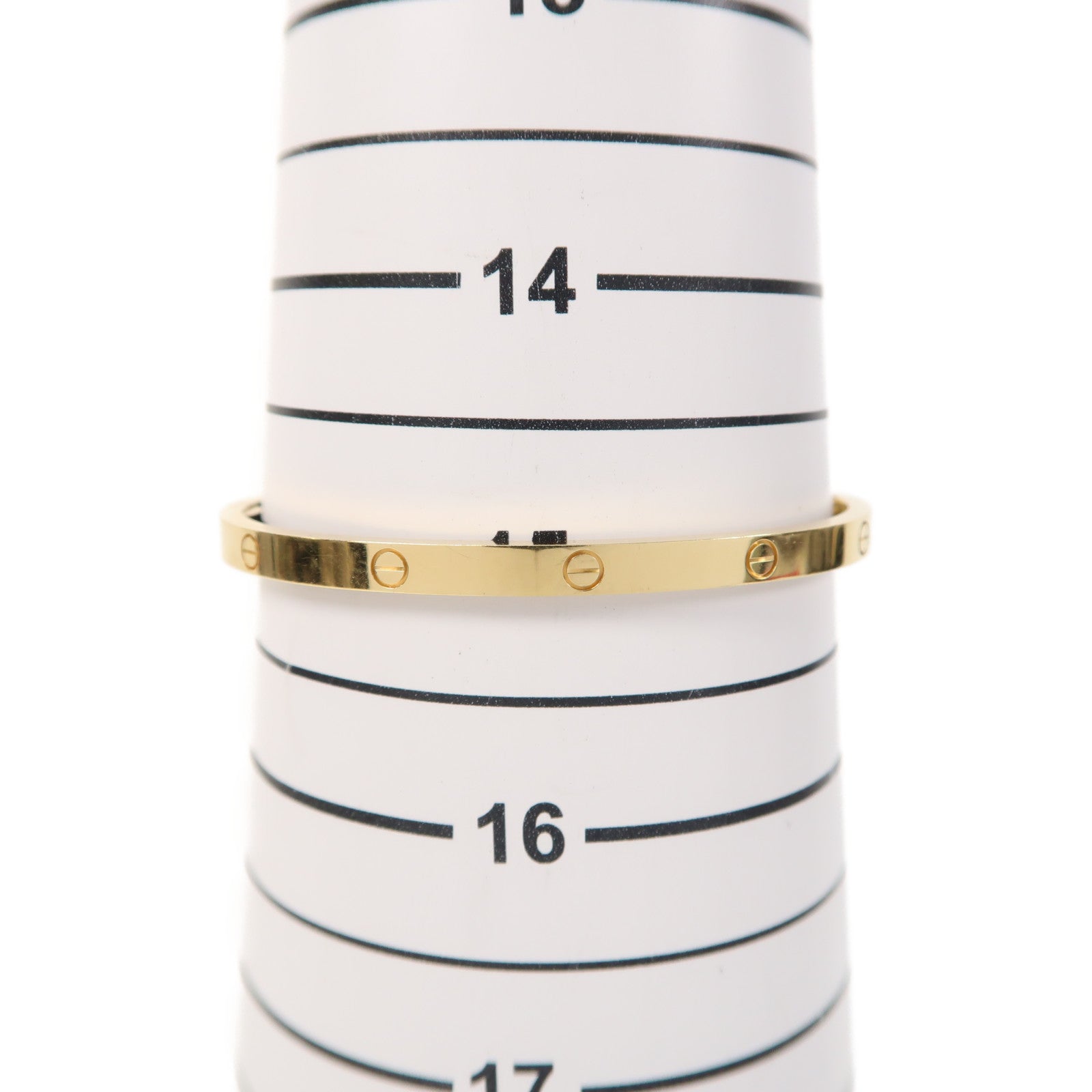 CARTIER 18K黃金Love Bracelet Small Model手鐲Cartier#16