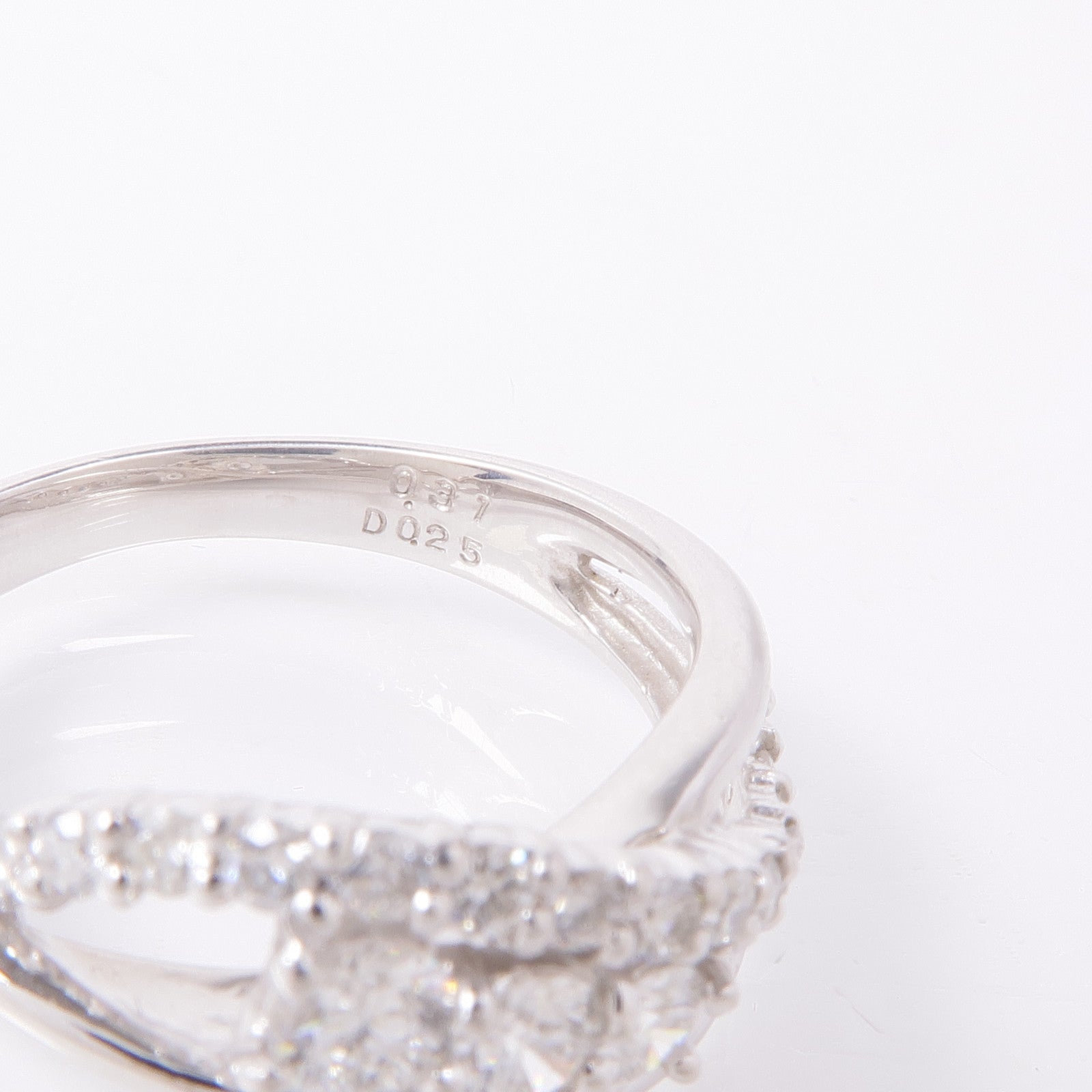 JEWELRY 【激減優惠】PT900鉑金Diamond Ring鑽石戒指US#6.5