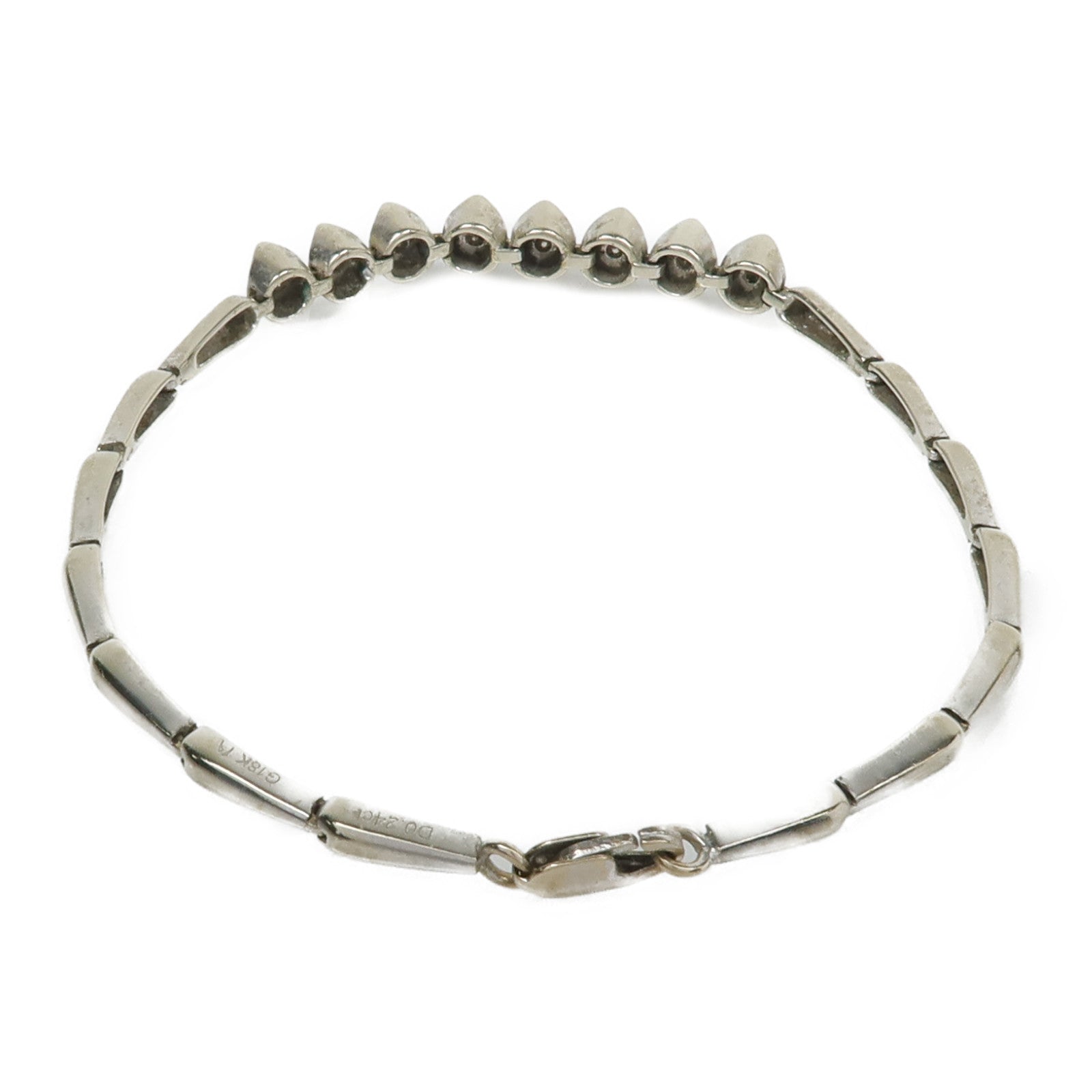 JEWELRY 18K白金Diamond Bracelet鑽石手鏈