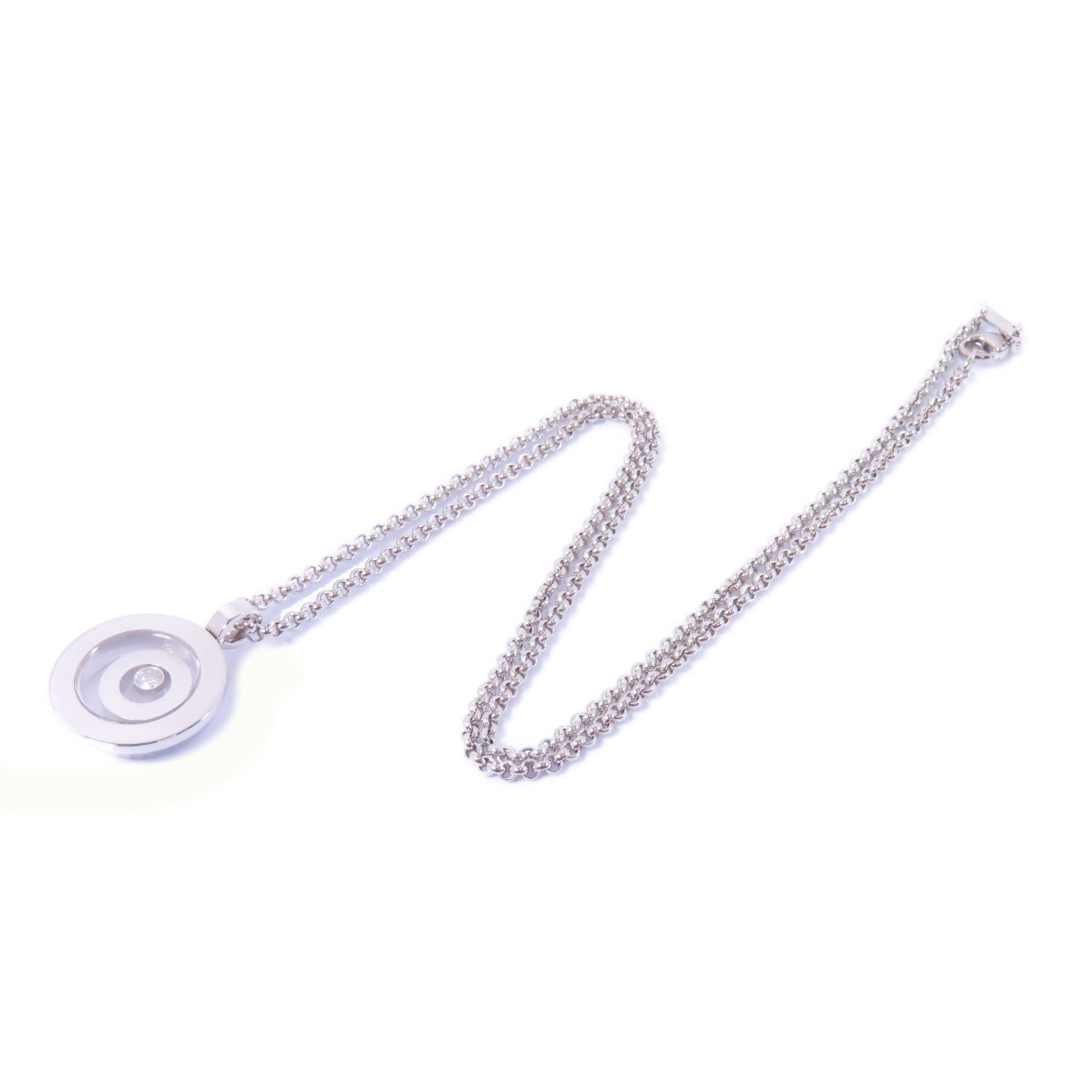 Chopard 18K白金/鑽石Happy Spirit Diamond Necklace項鏈